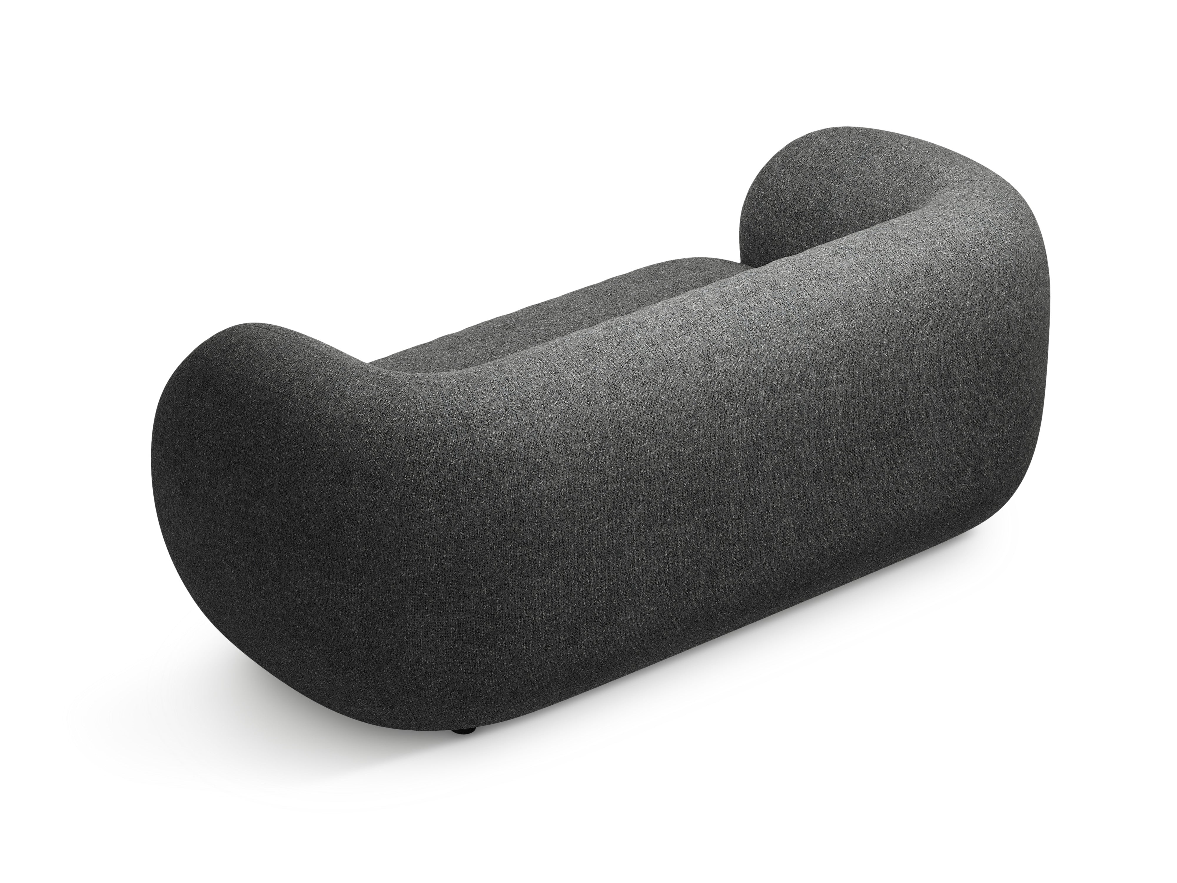 Pohovka pro 2 osoby KATE tmavě šedý melír