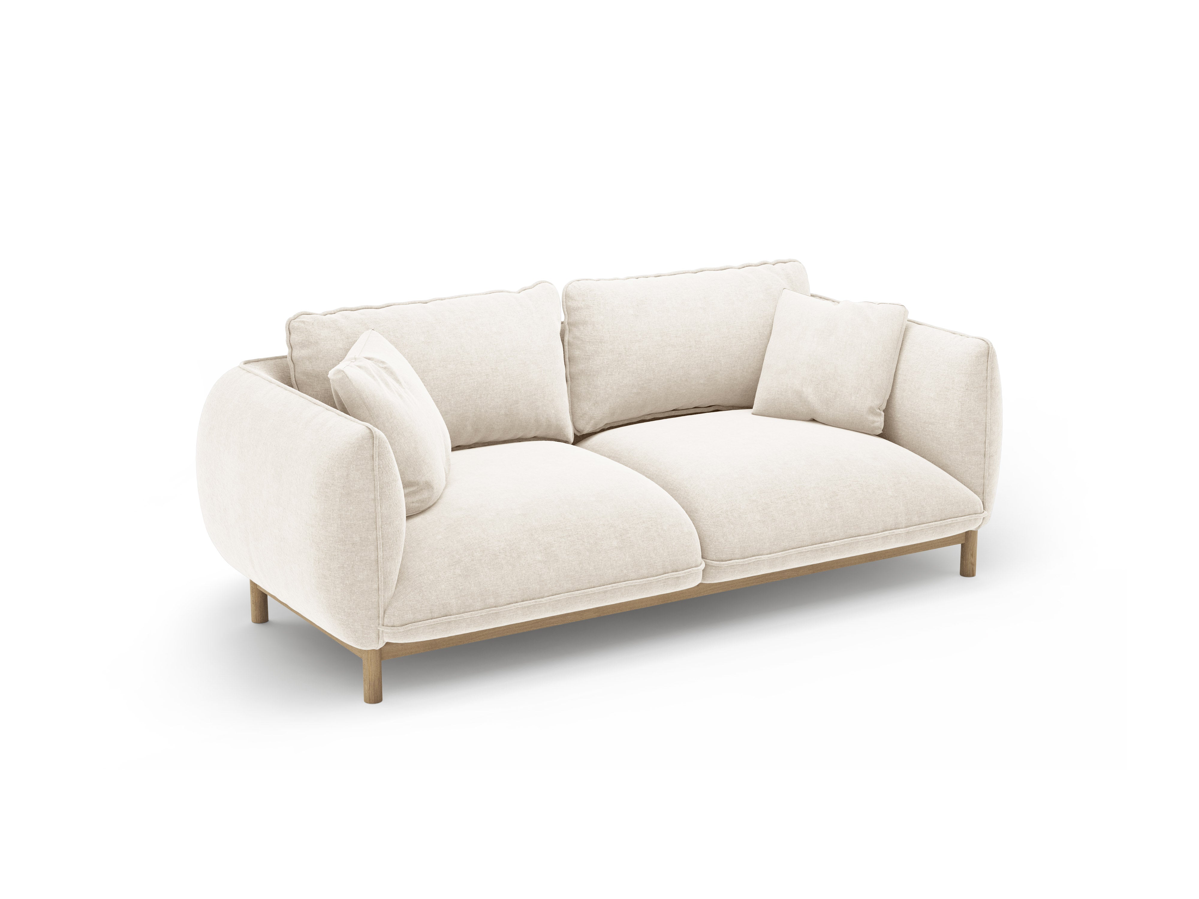 2-seater Sofa ADA ivory chenille