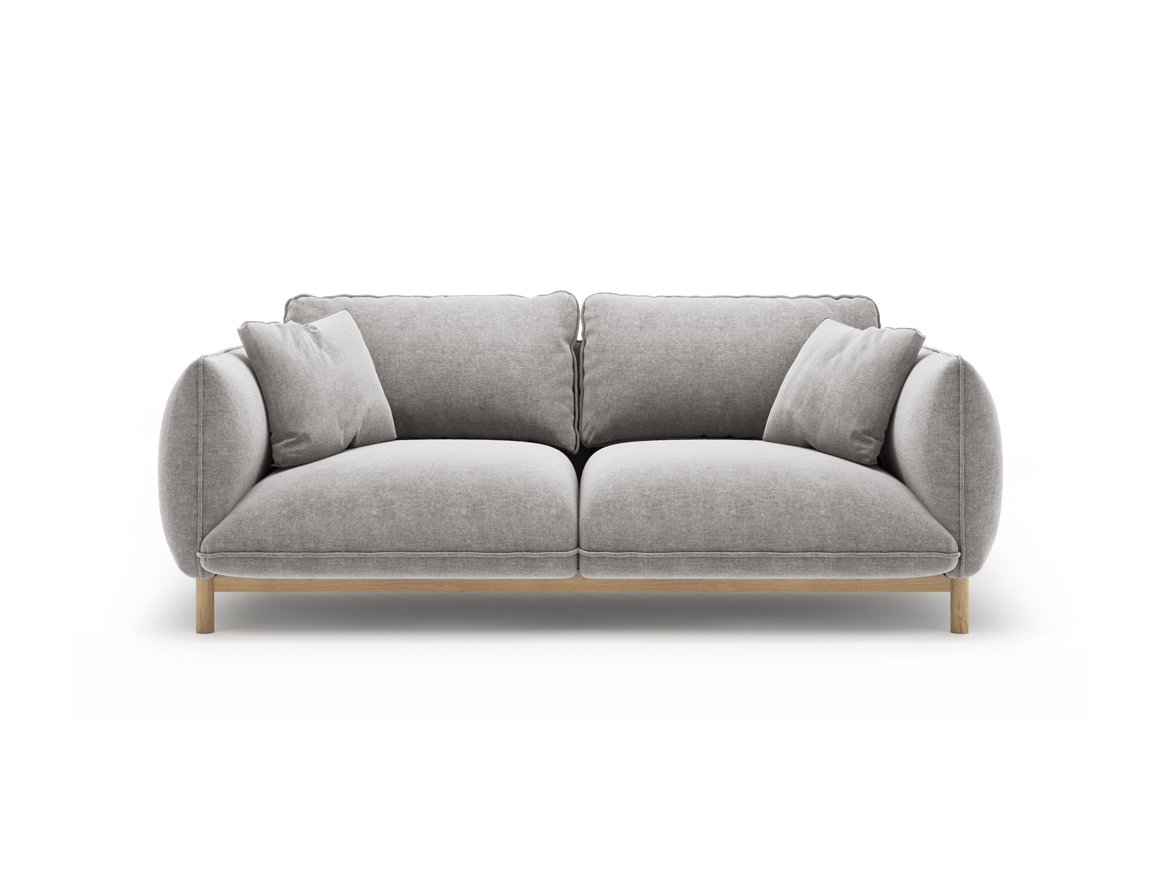 Sofa pro 2 osoby ADA světle šedý šenil