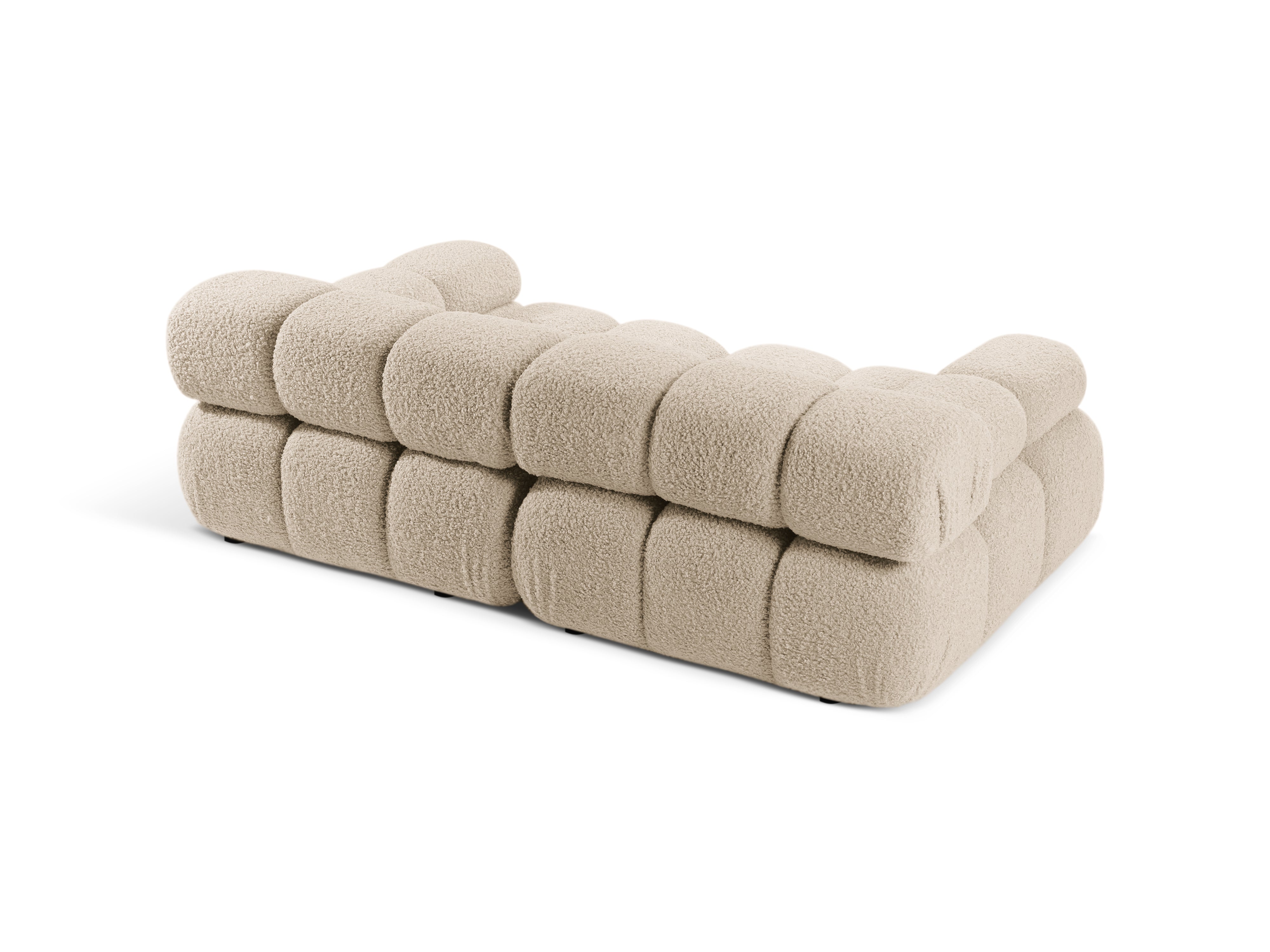 Sofa modulární pro 2 osoby BELLIS béžový boucle