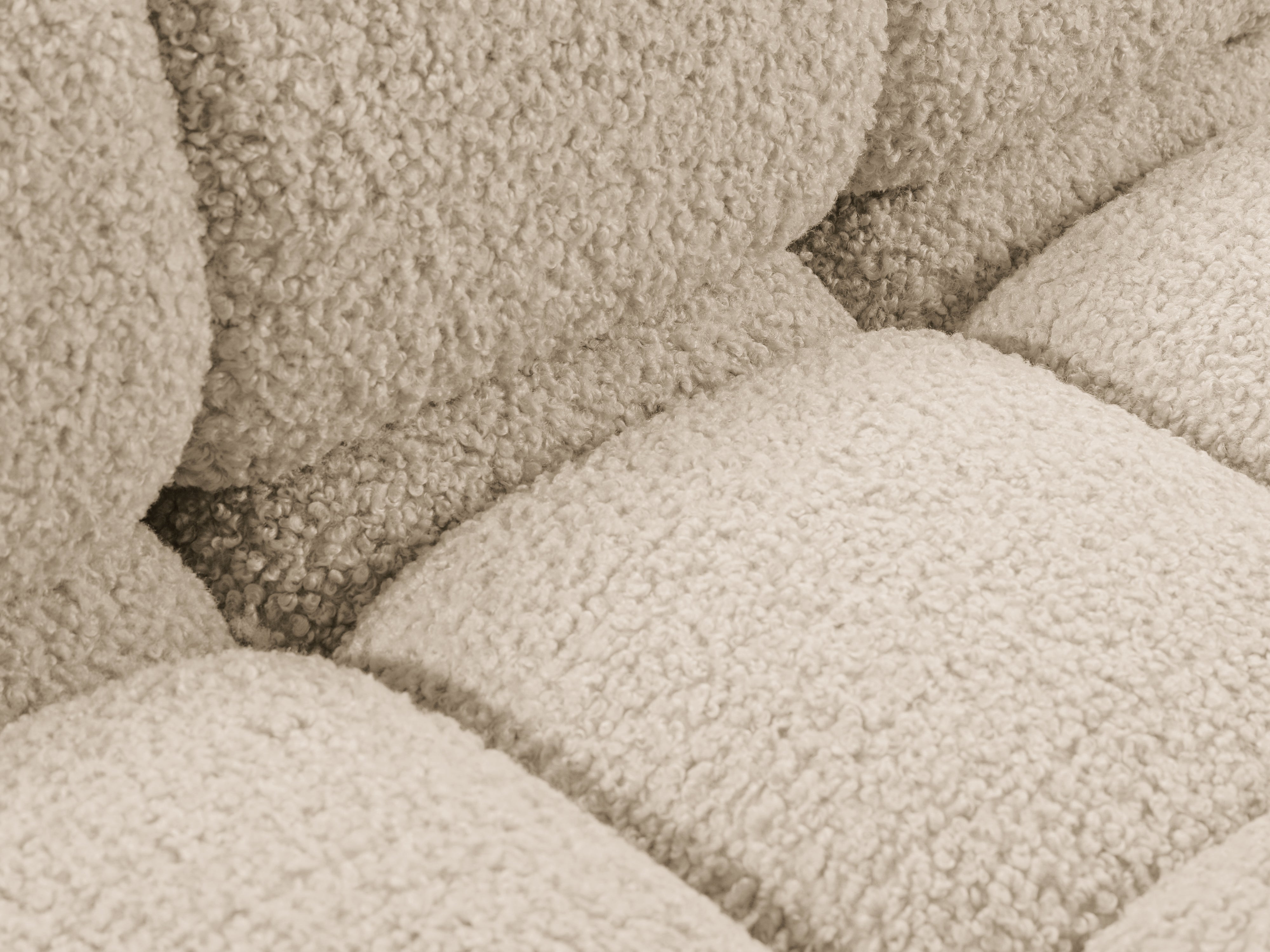 Sofa modulární pro 2 osoby BELLIS béžový boucle