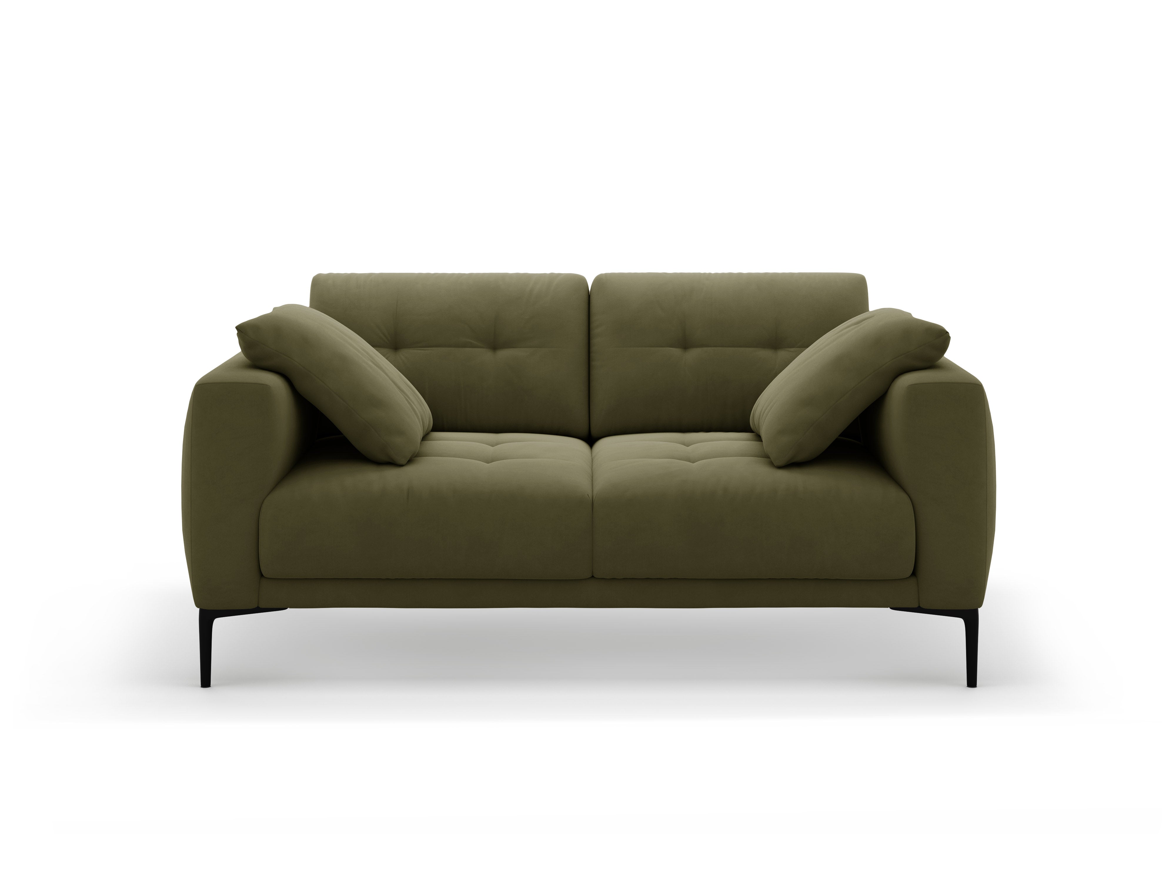 Velvet 2-Seater Sofa BEMY Green