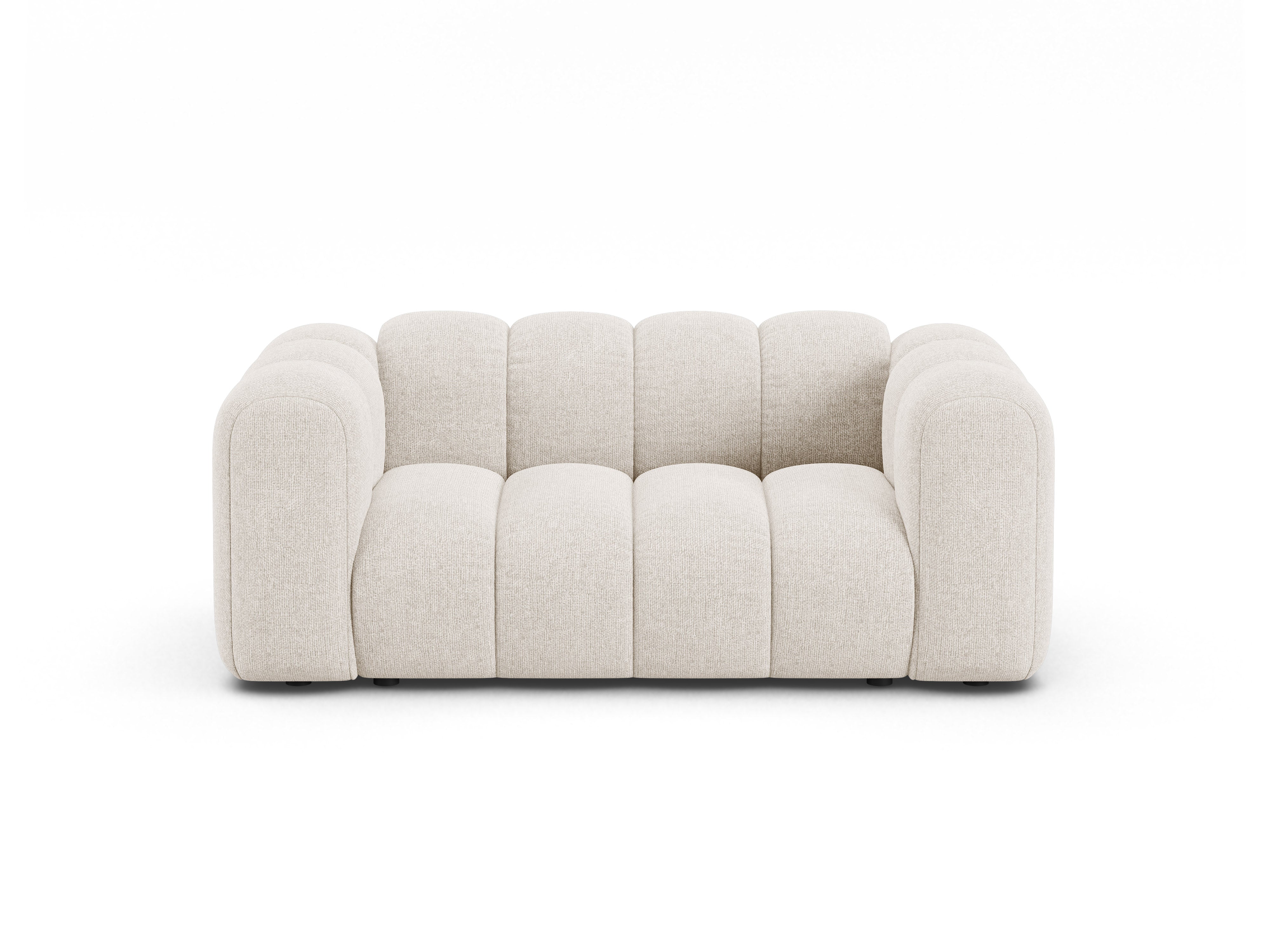 2-seater Sofa LUPINE light beige chenille