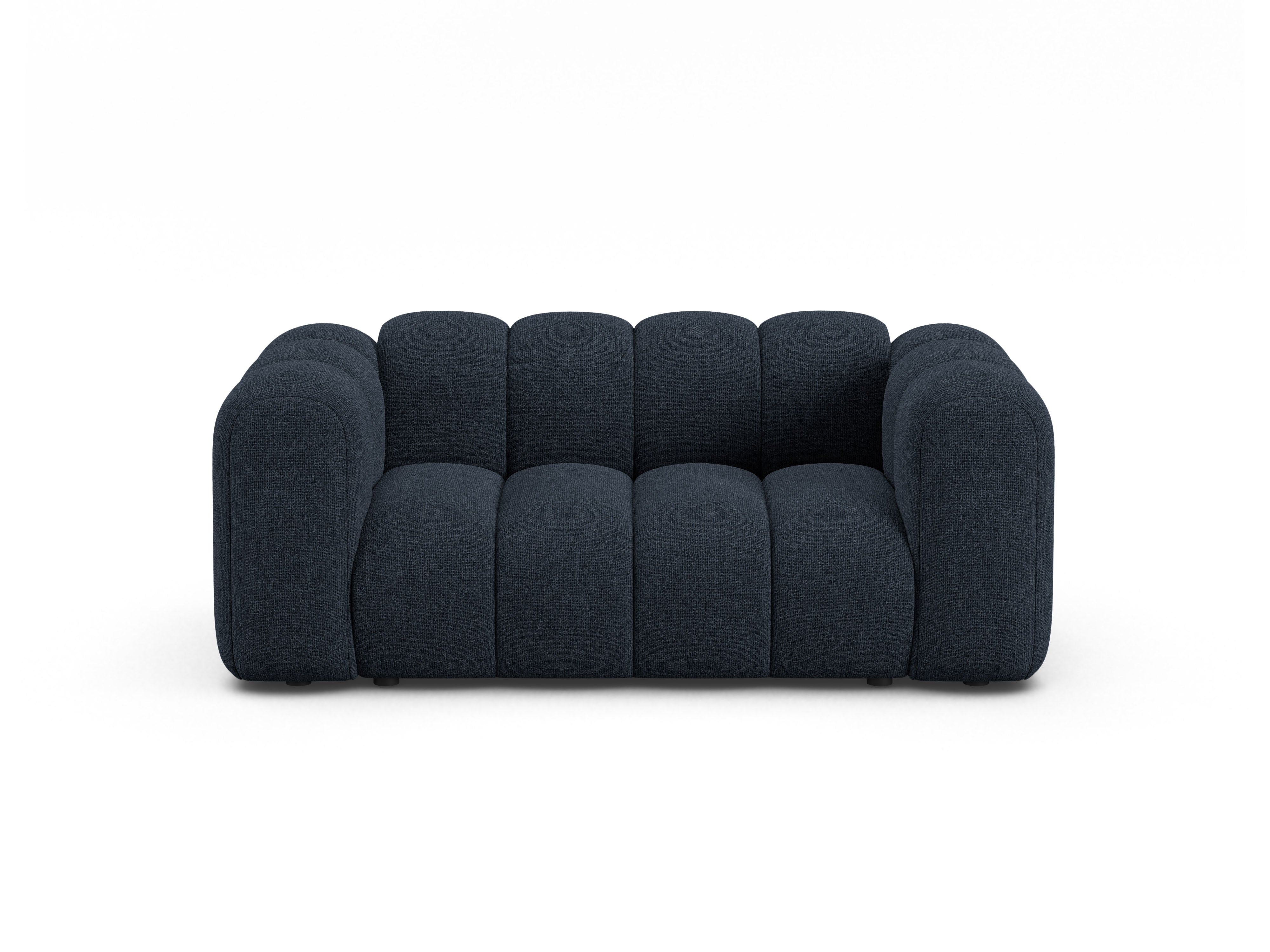 2-seater Sofa LUPINE navy chenille
