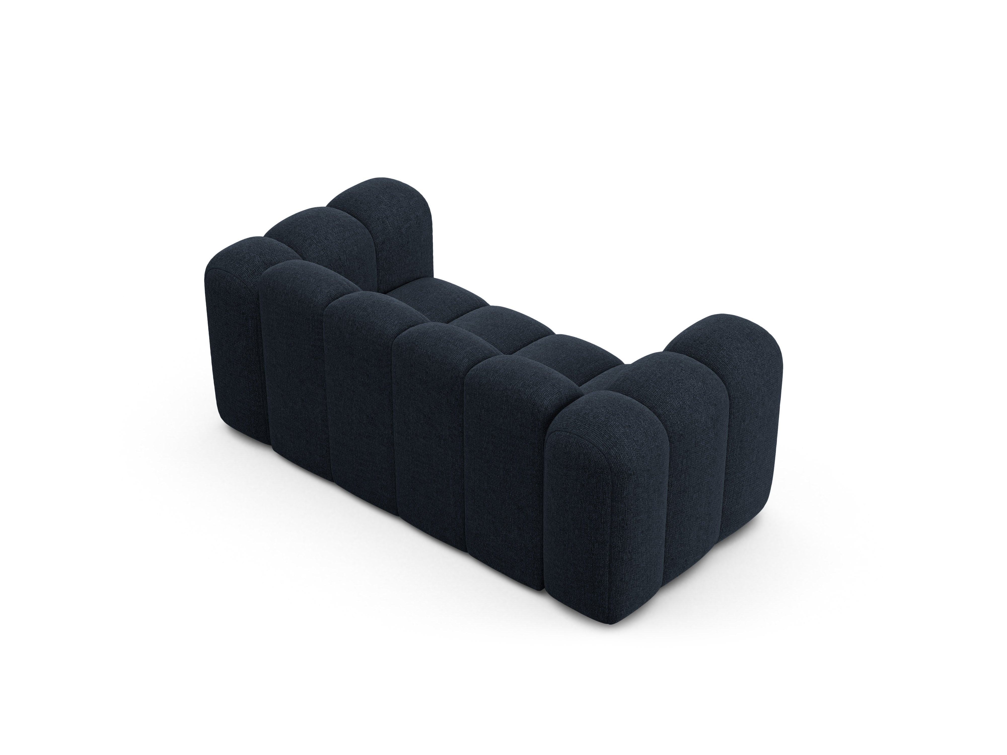 2-seater Sofa LUPINE navy chenille