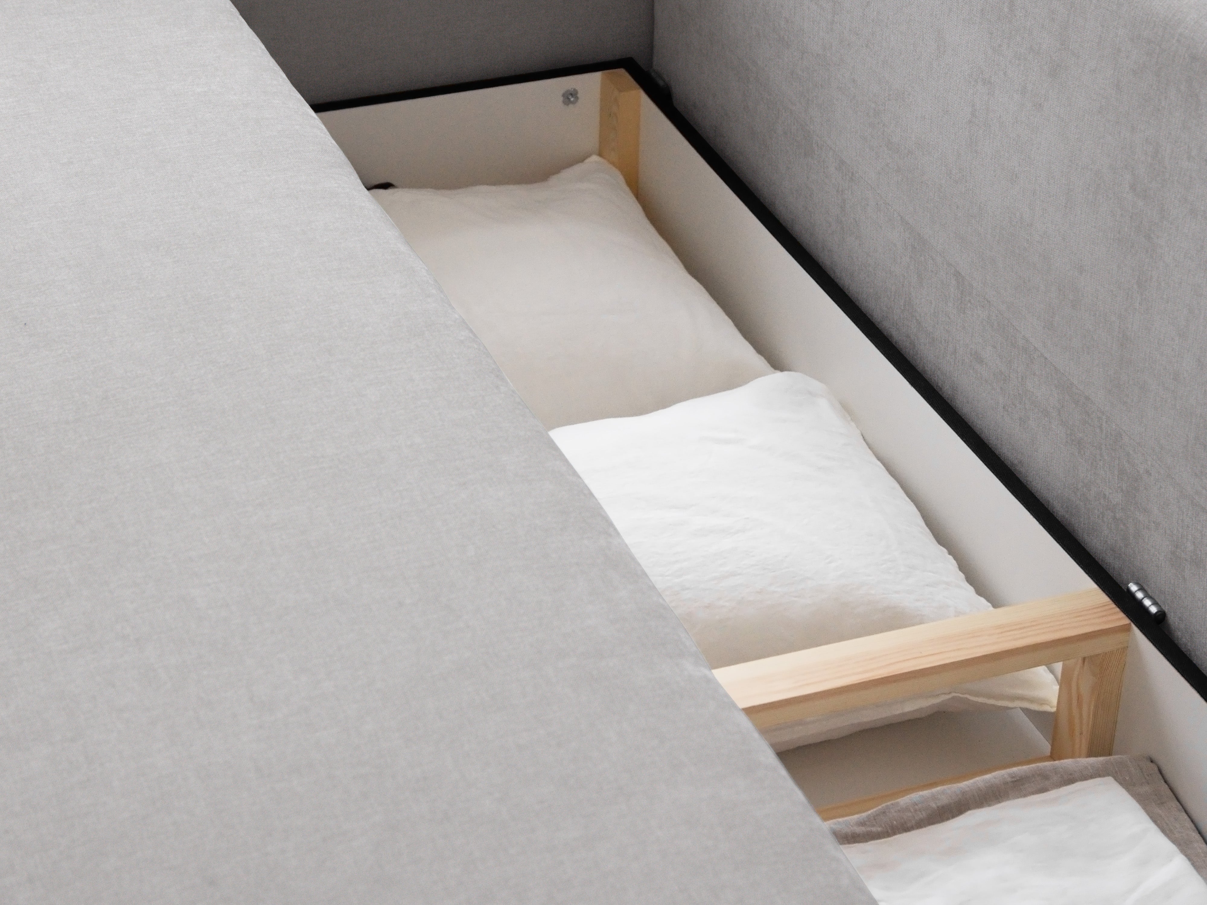 Pohovka s funkcí spaní ELEN béžový šenil