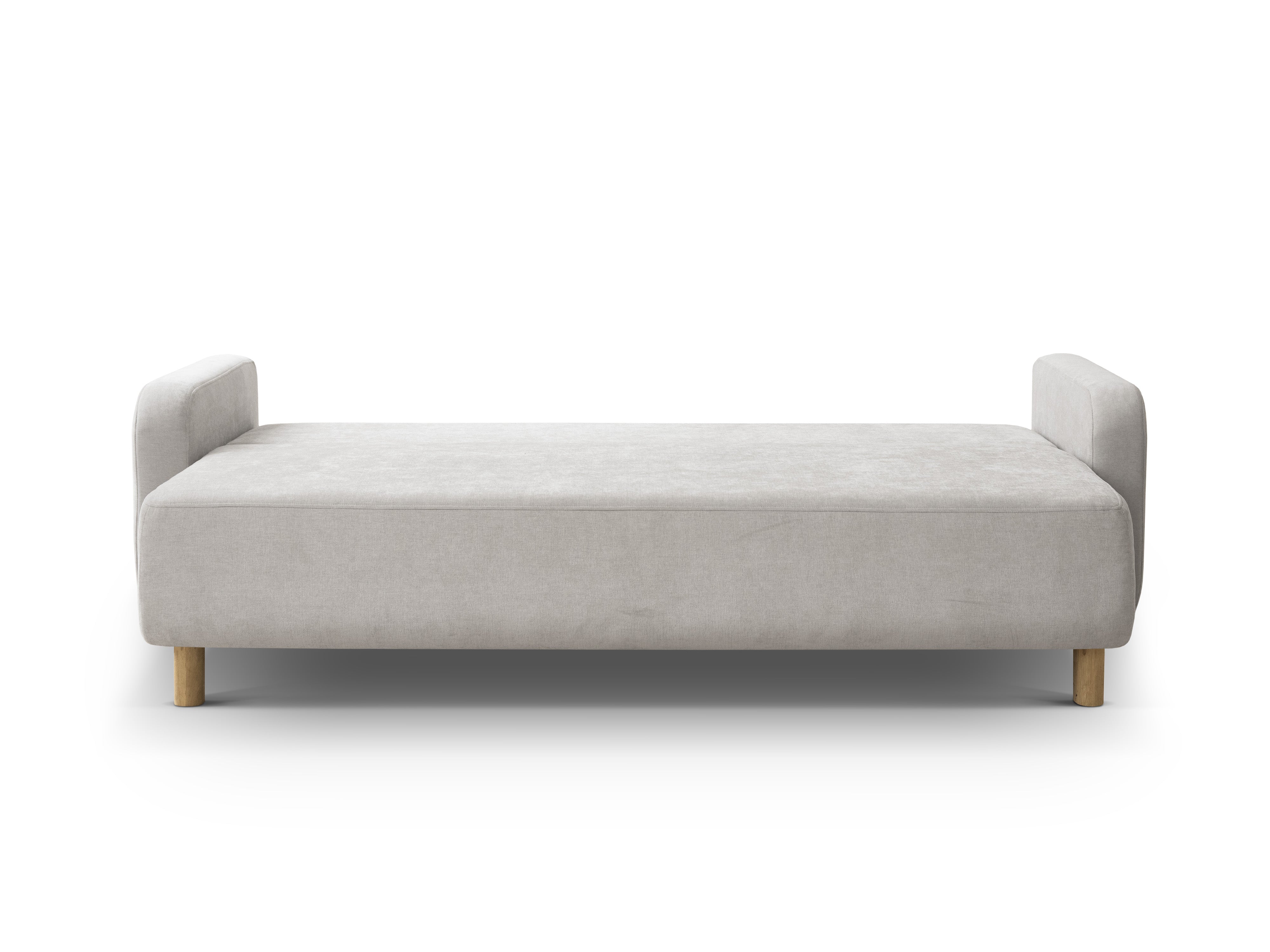3-seater sofa with sleeping function ELEN beige chenille