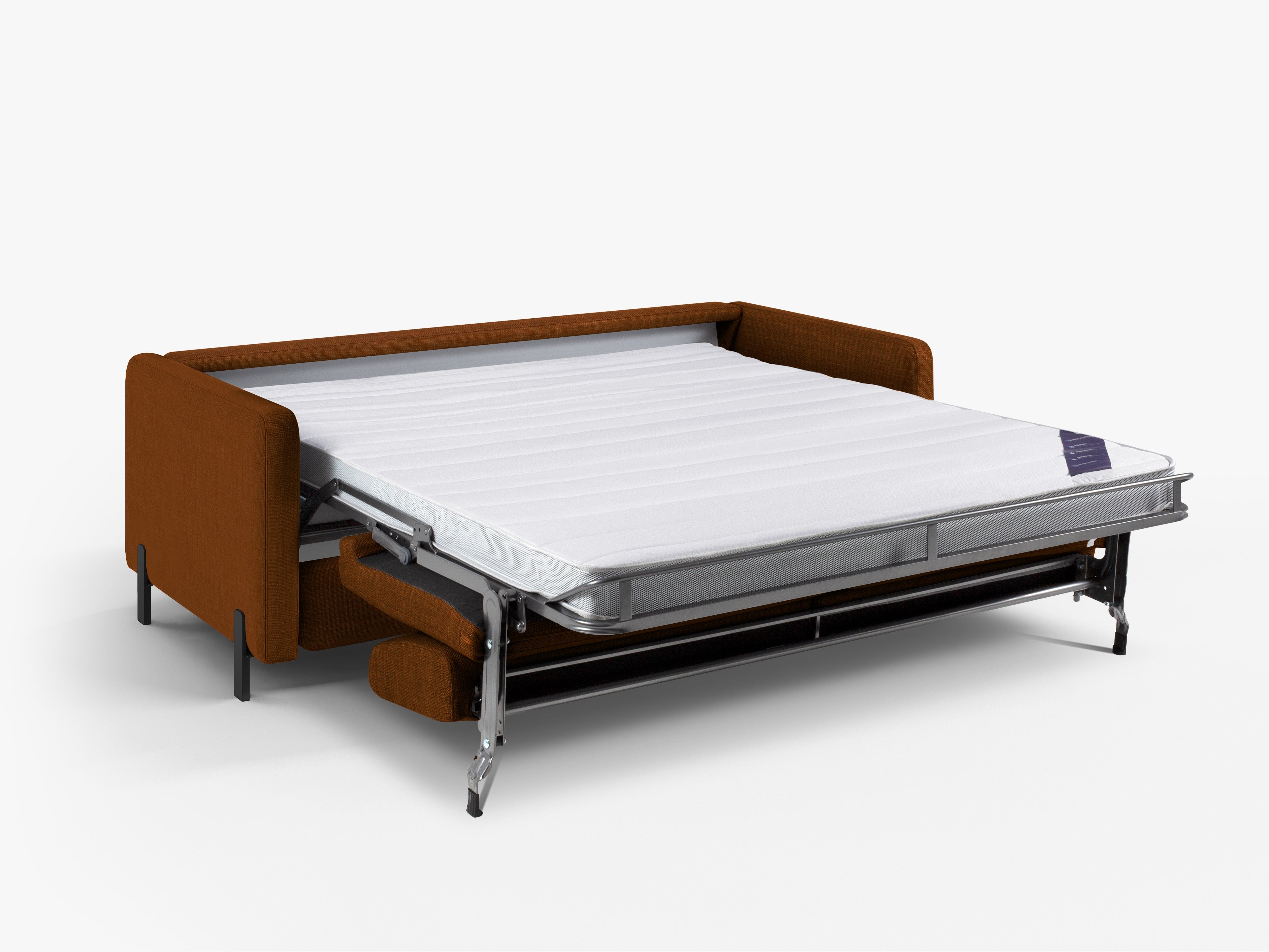 Pohovka 3-místná s funkcí spaní GLORIA cihlový šenil