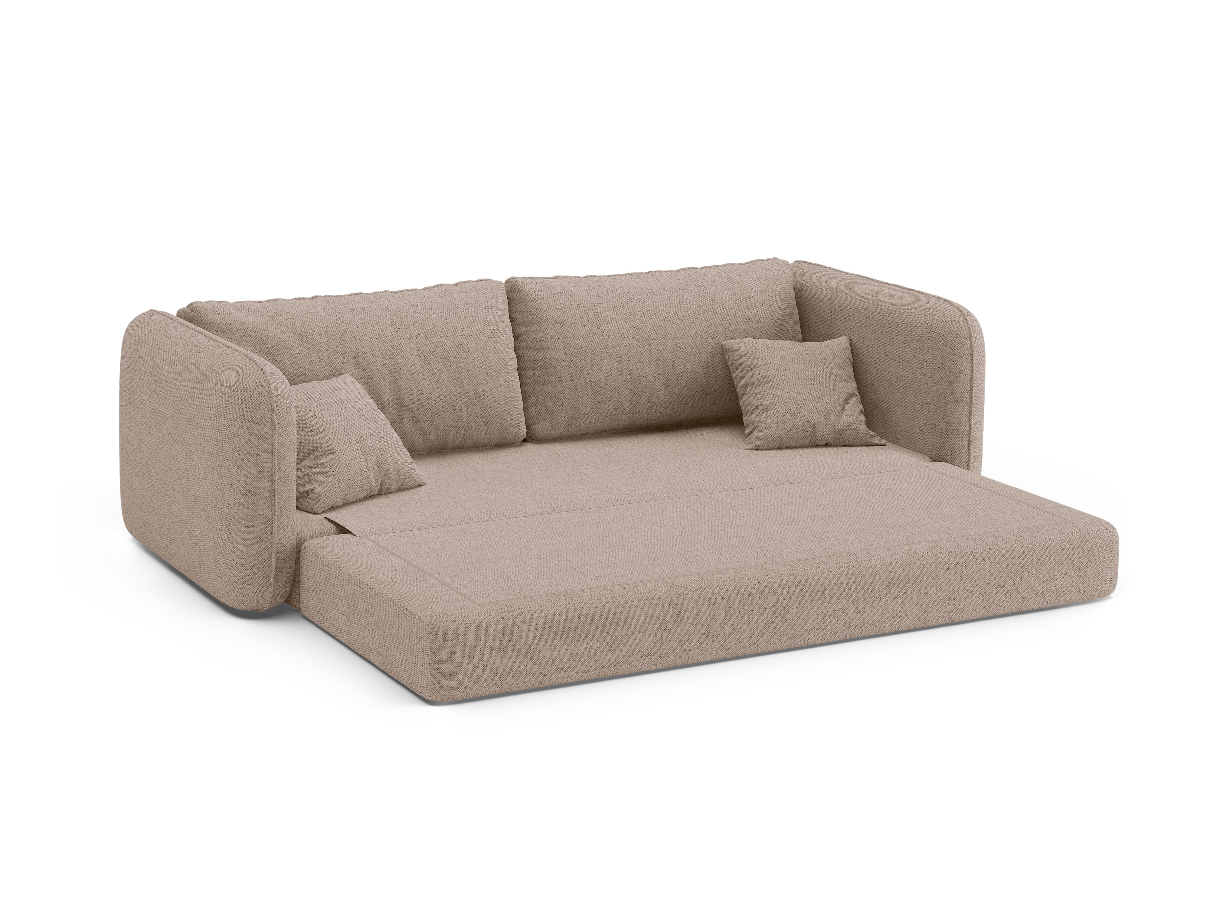 3-Seater Sofa with Sleeping Function DORMI Cappuccino