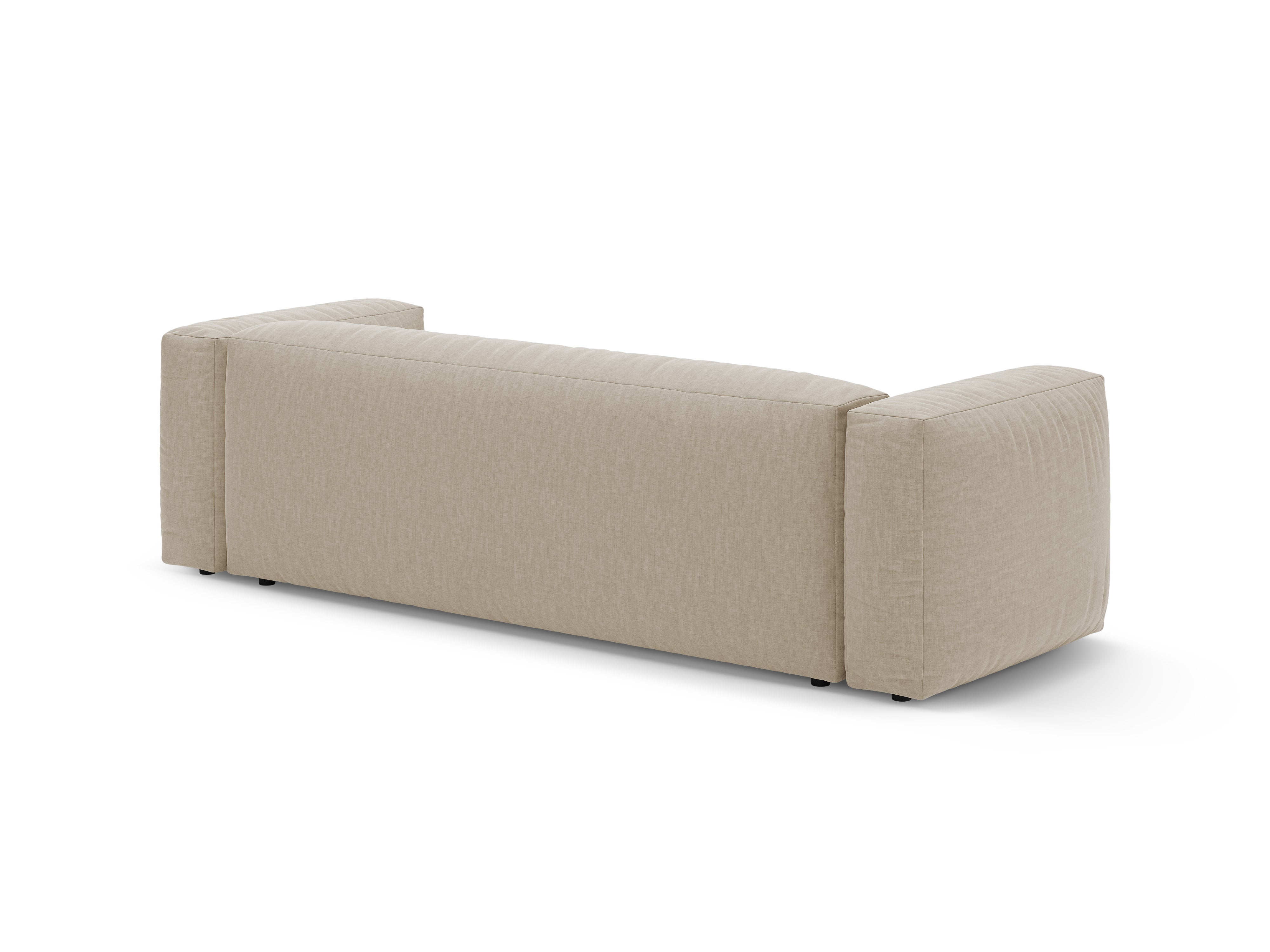 3-Seater Sofa with Sleeping Function MARTINA Light Beige