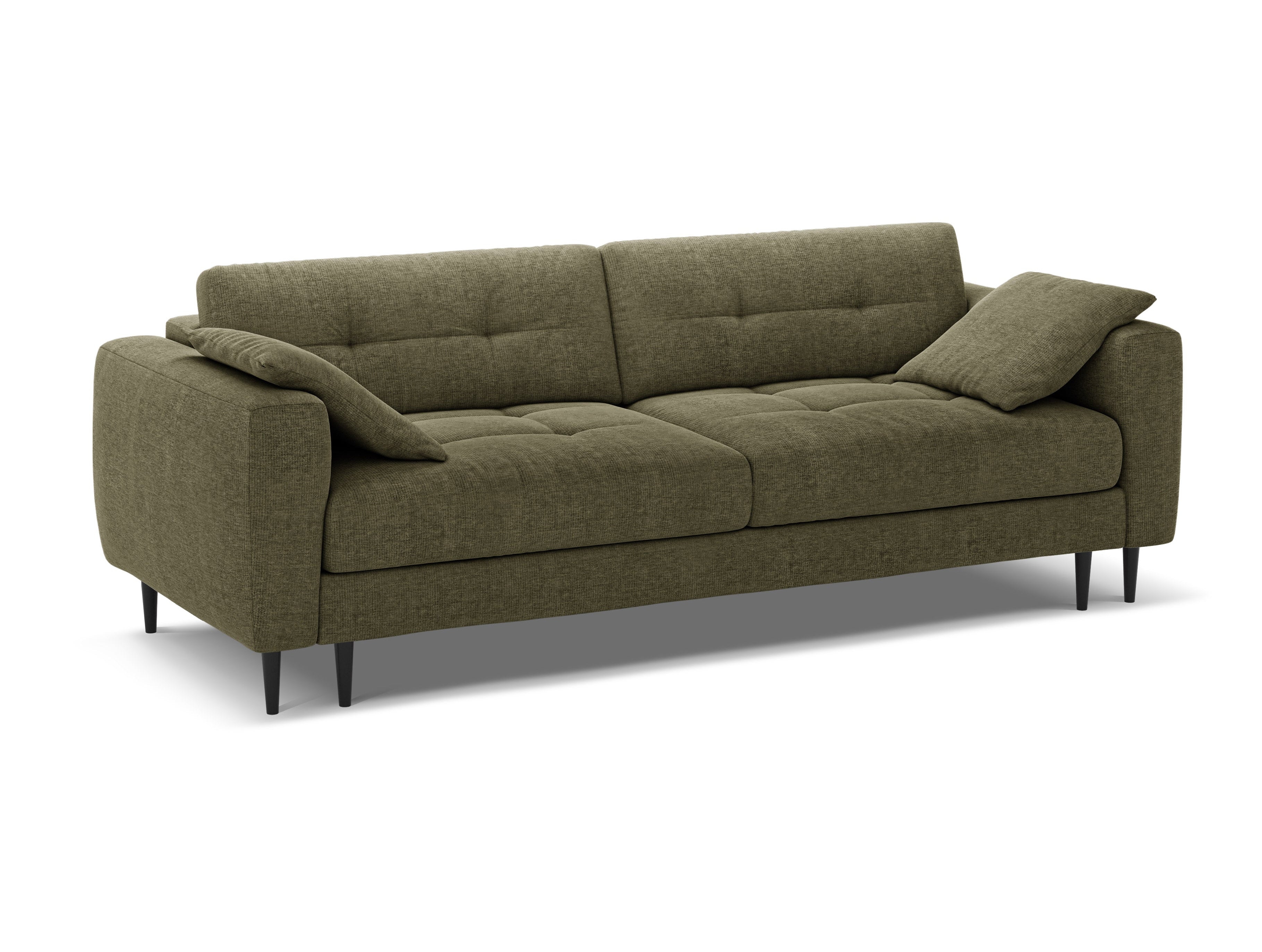 3-Seater Sofa with Sleeping Function BEMY Olive