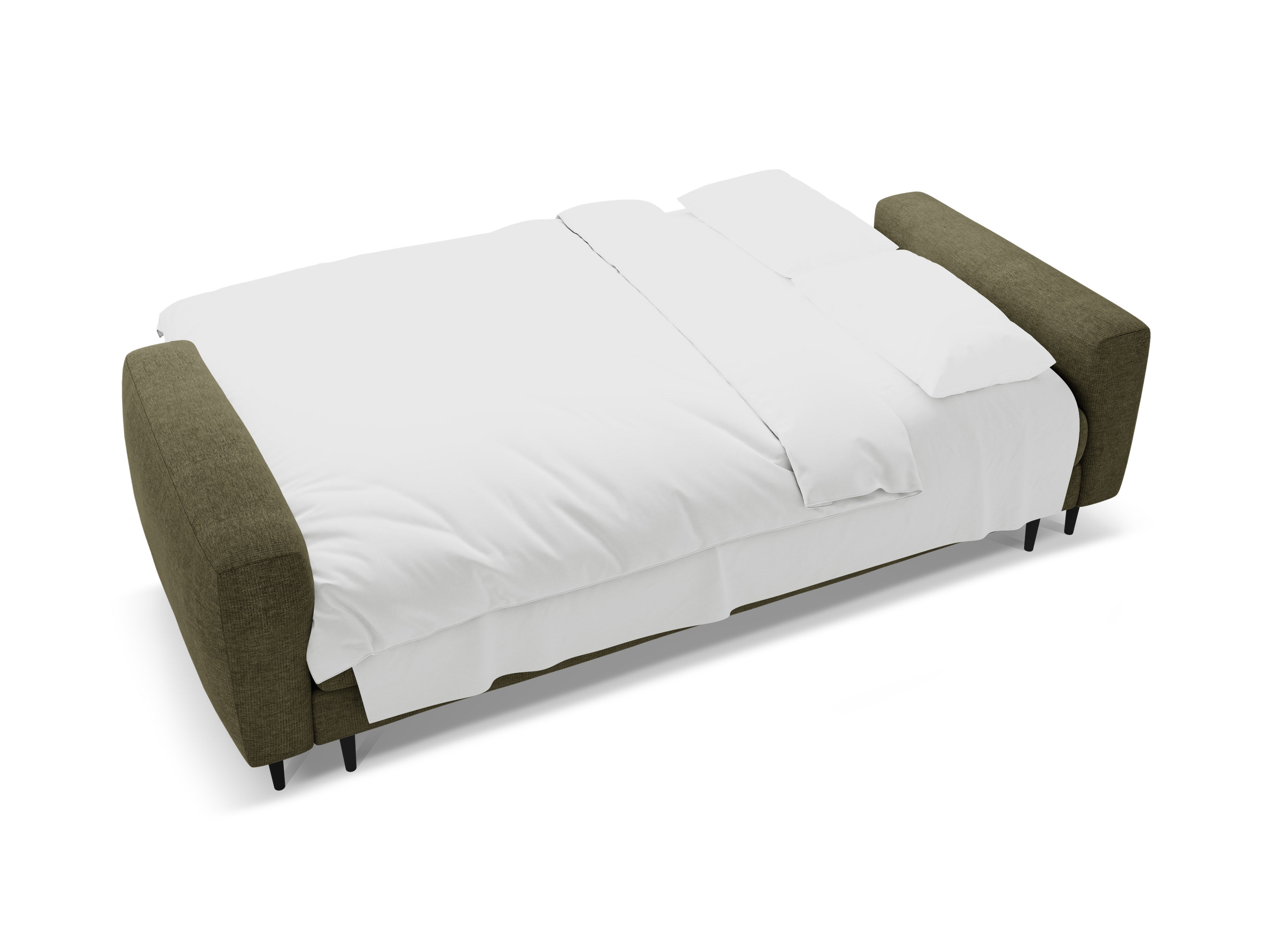 3-Seater Sofa with Sleeping Function BEMY Olive