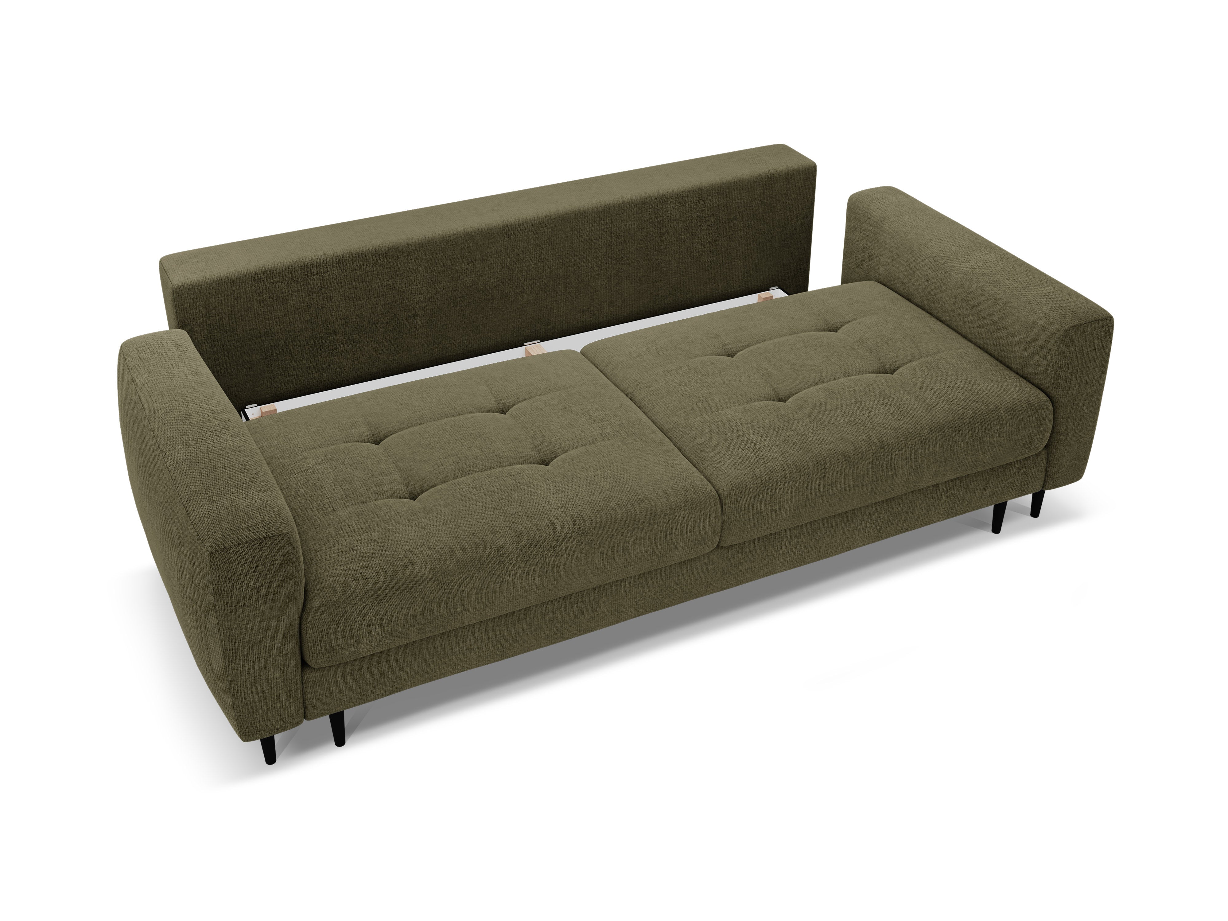 3-Seater Sofa with Sleeping Function BEMY Olive