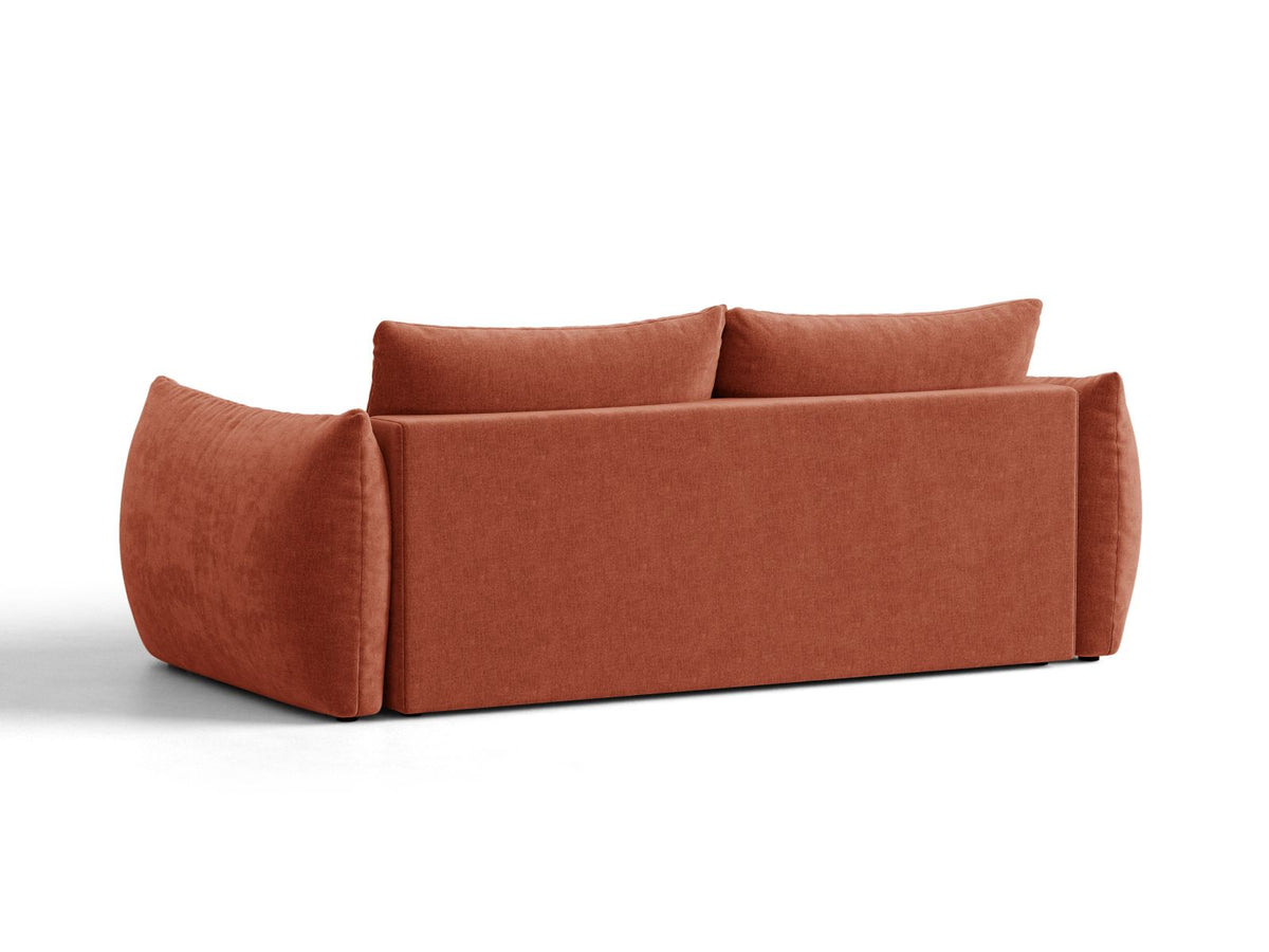 Sofa 3-osobowa z funkcją spania BLOOM kasztanowy – ujęcie 4