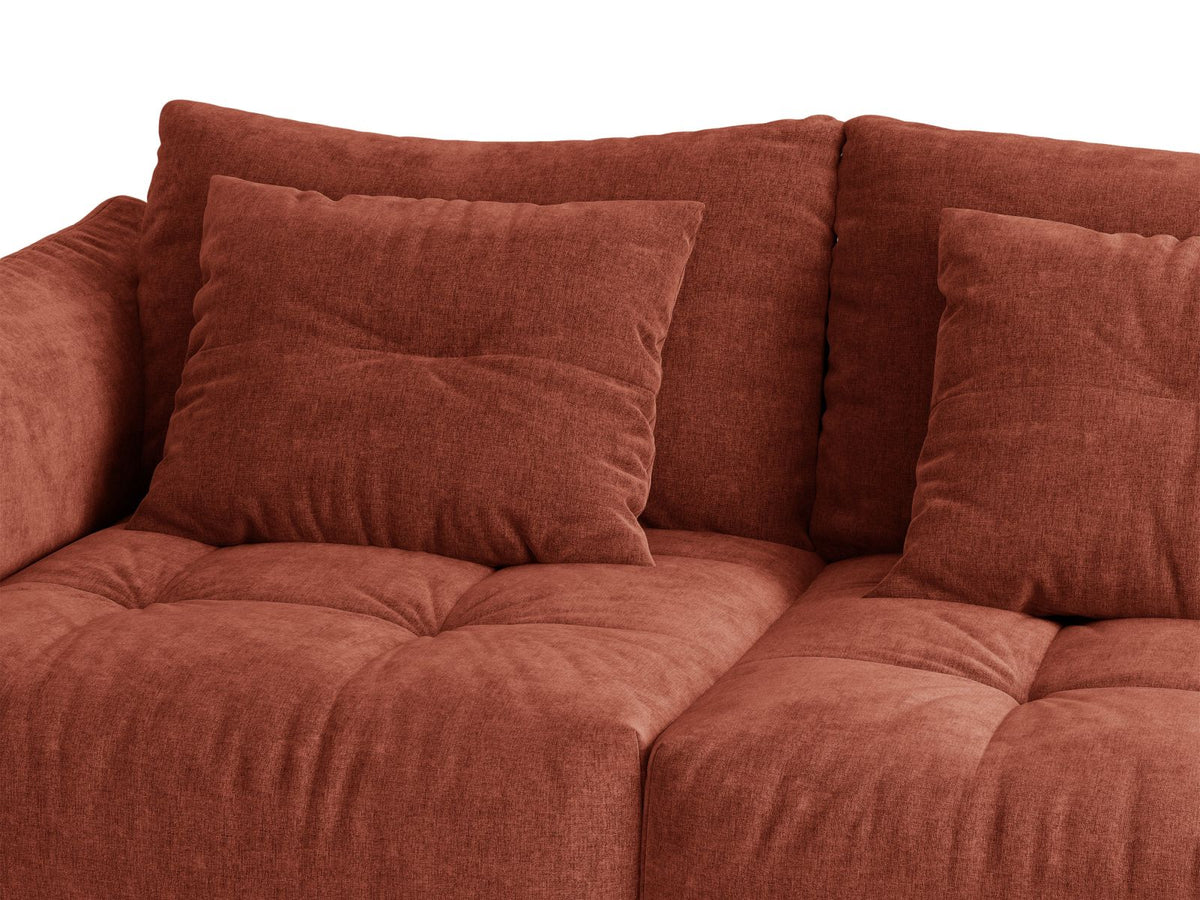 Sofa 3-osobowa z funkcją spania BLOOM kasztanowy – ujęcie 7