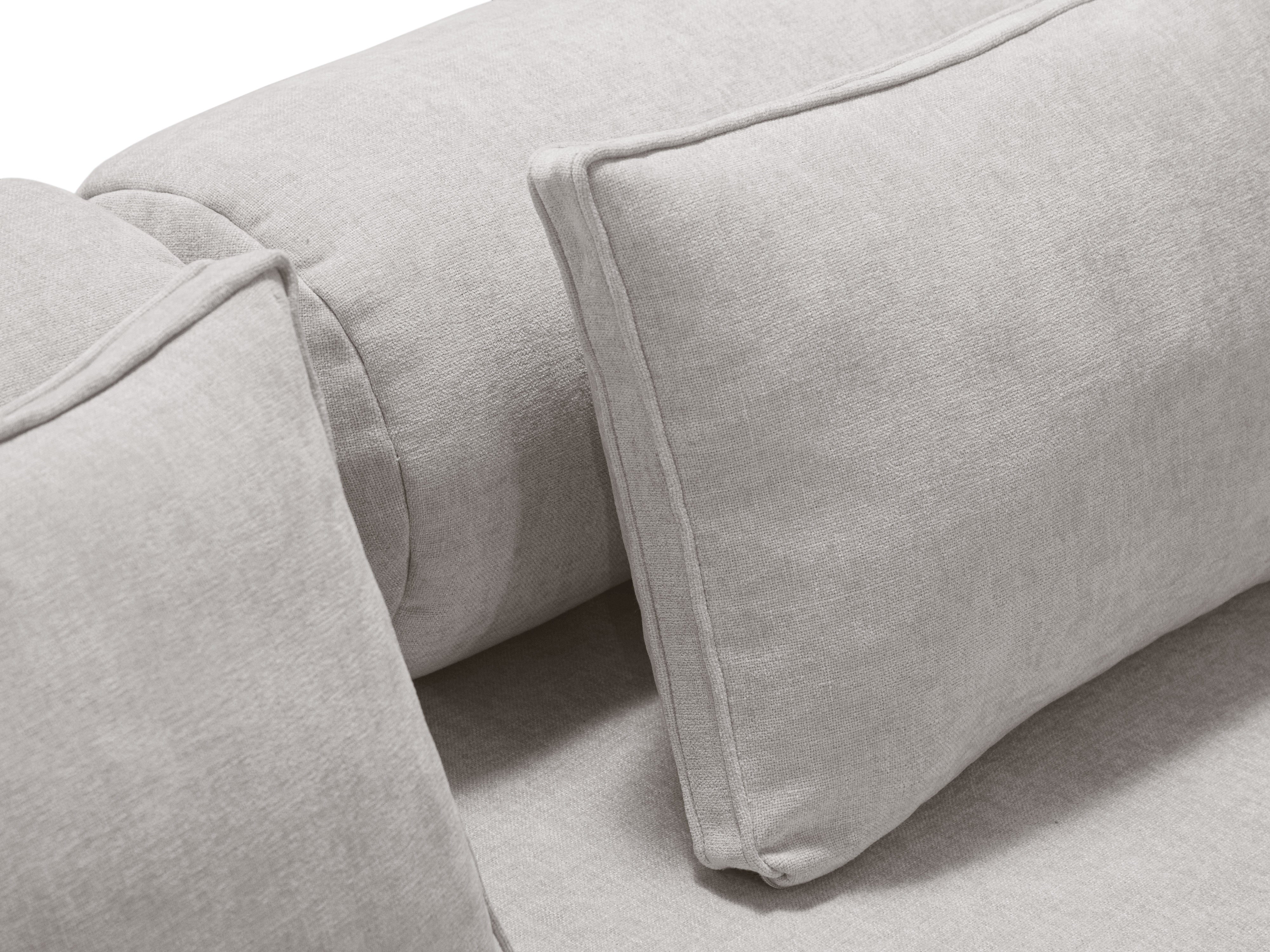 3-Seater Sofa with Sleeping Function DREAMY Light Grey