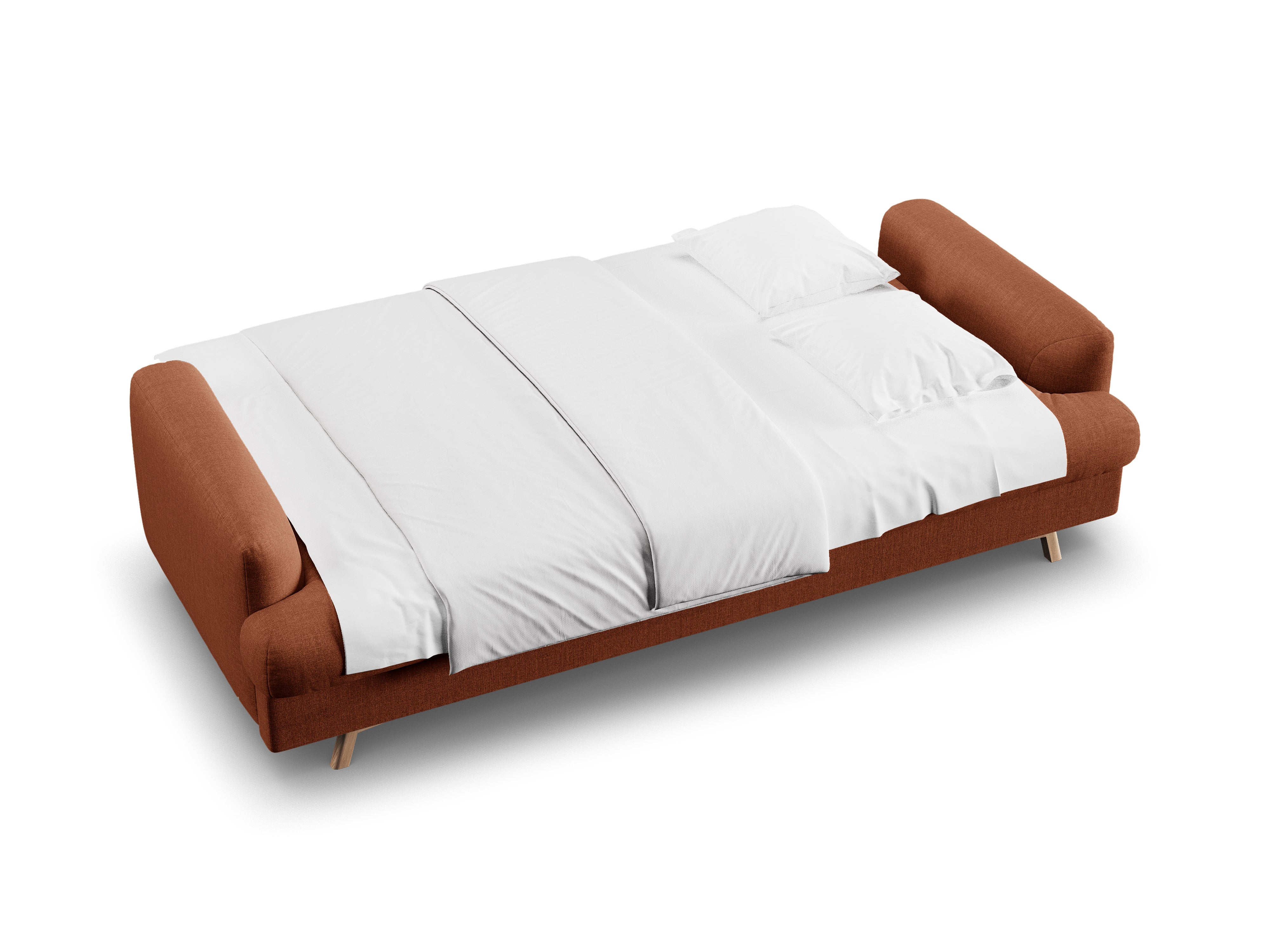 3-Seater Sofa with Sleeping Function NAOMI Brick