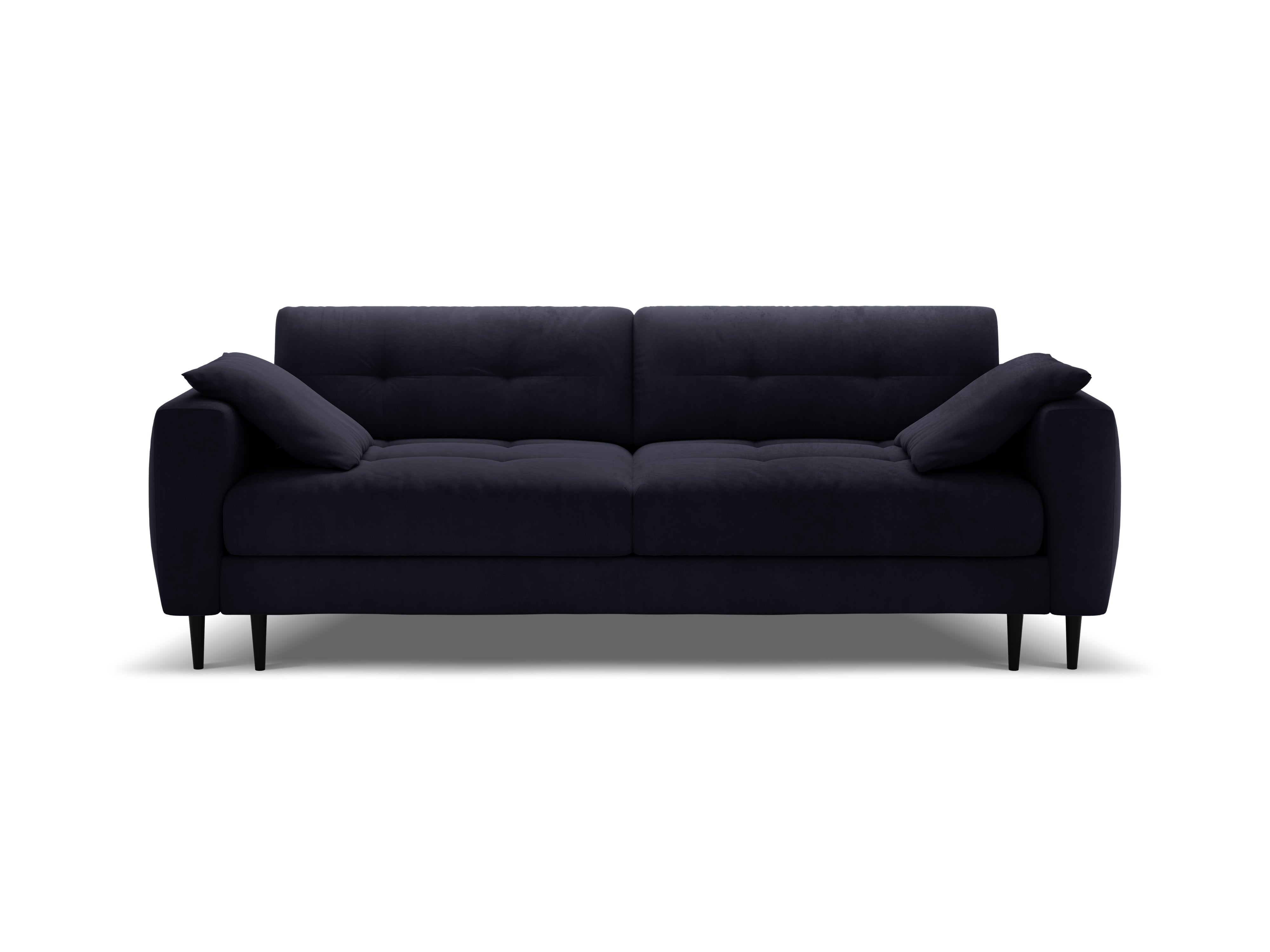 Sofa sametová 3-osobová s funkcí spaní BEMY královská modrá