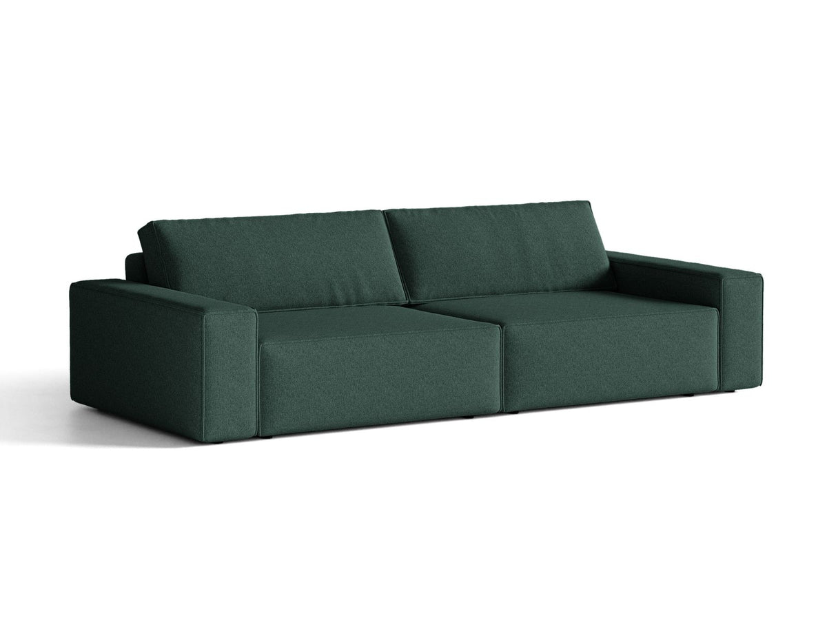 Sofa 3-osobowa z funkcją spania JODIE zielony – ujęcie 3