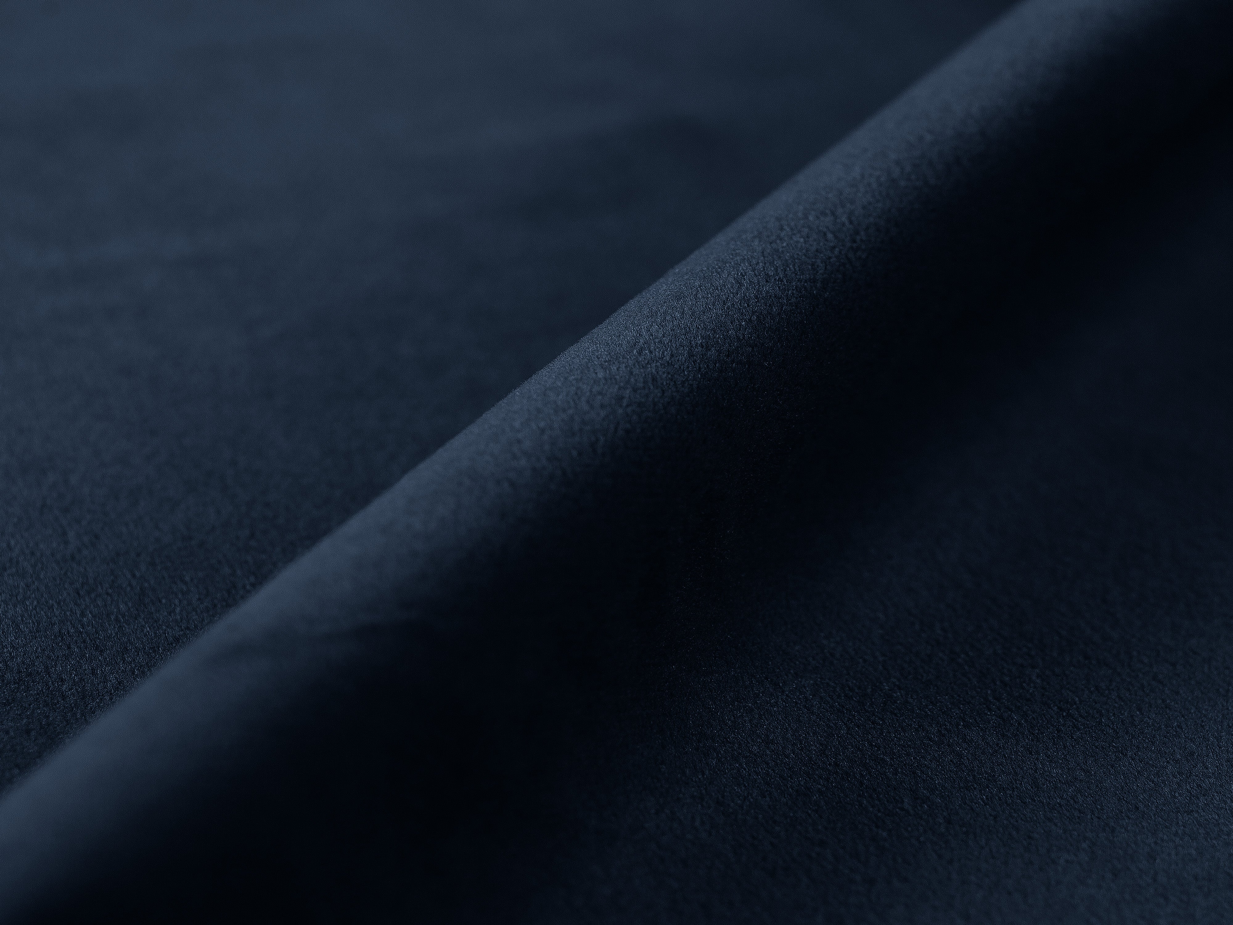 Velvet 3-seater sofa with sleeping function VICTOR navy blue