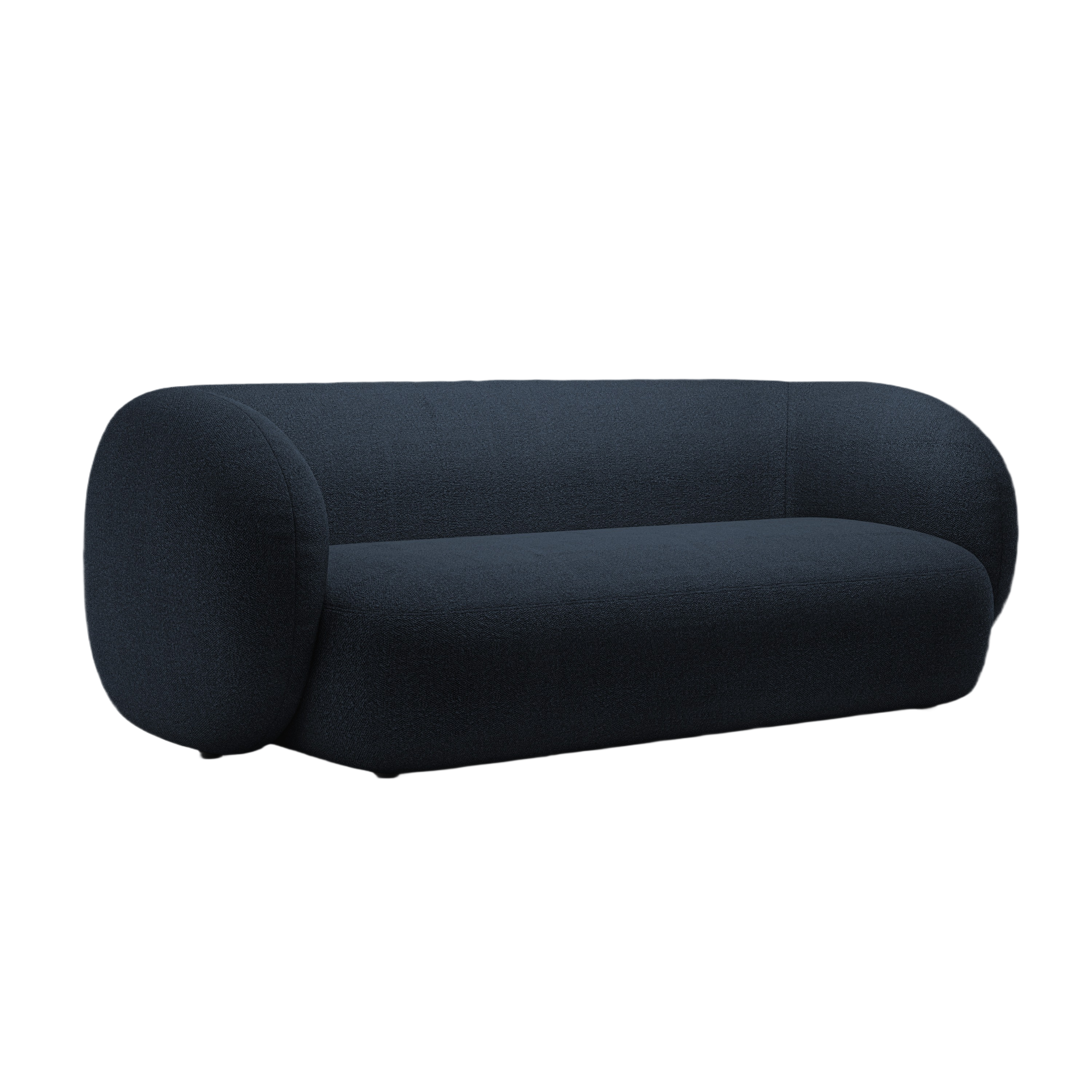 Pohovka 3-osobová KATE granátová boucle