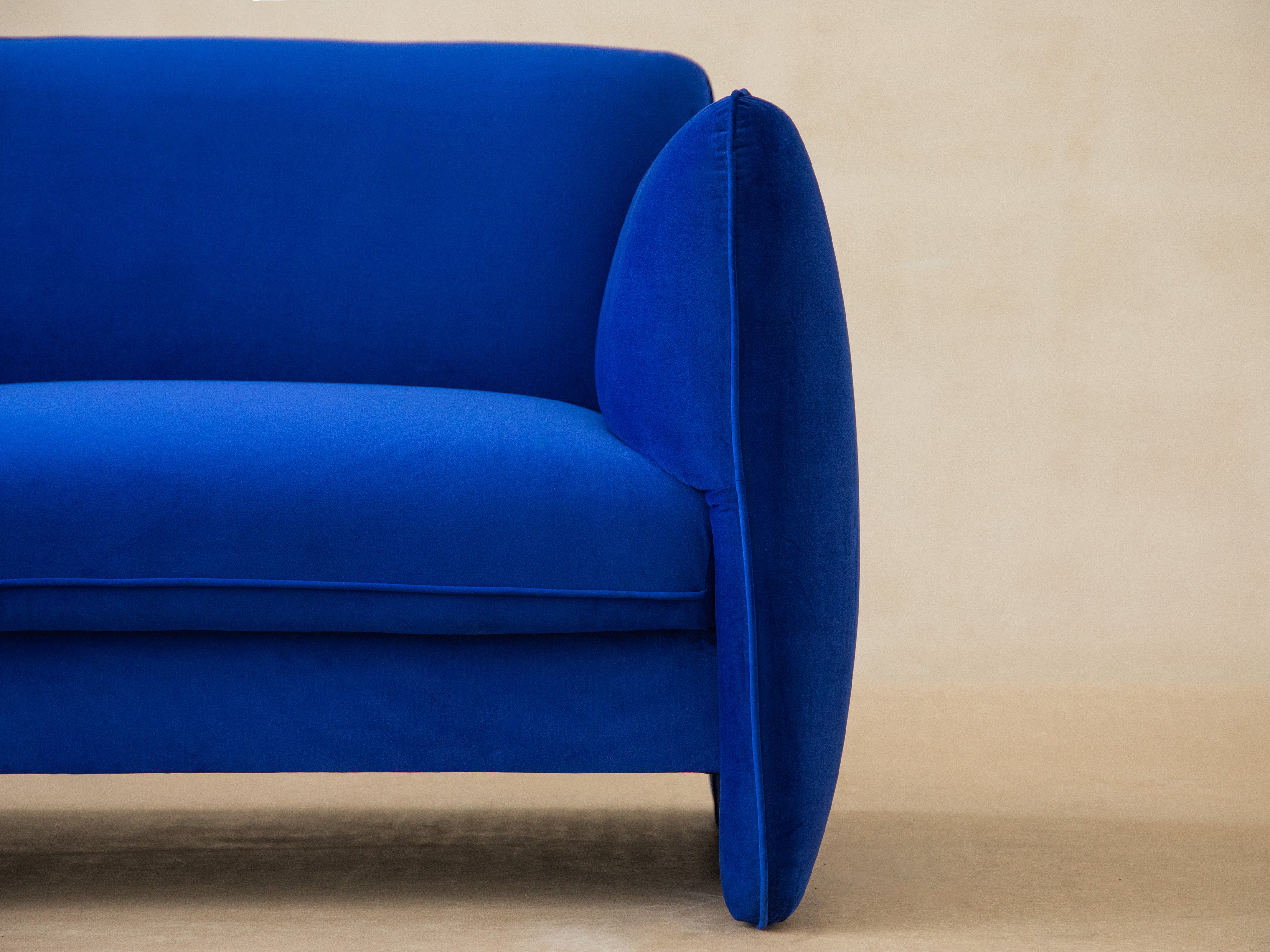 Sofa 2-osobowa GEORGIA brązowy szenil