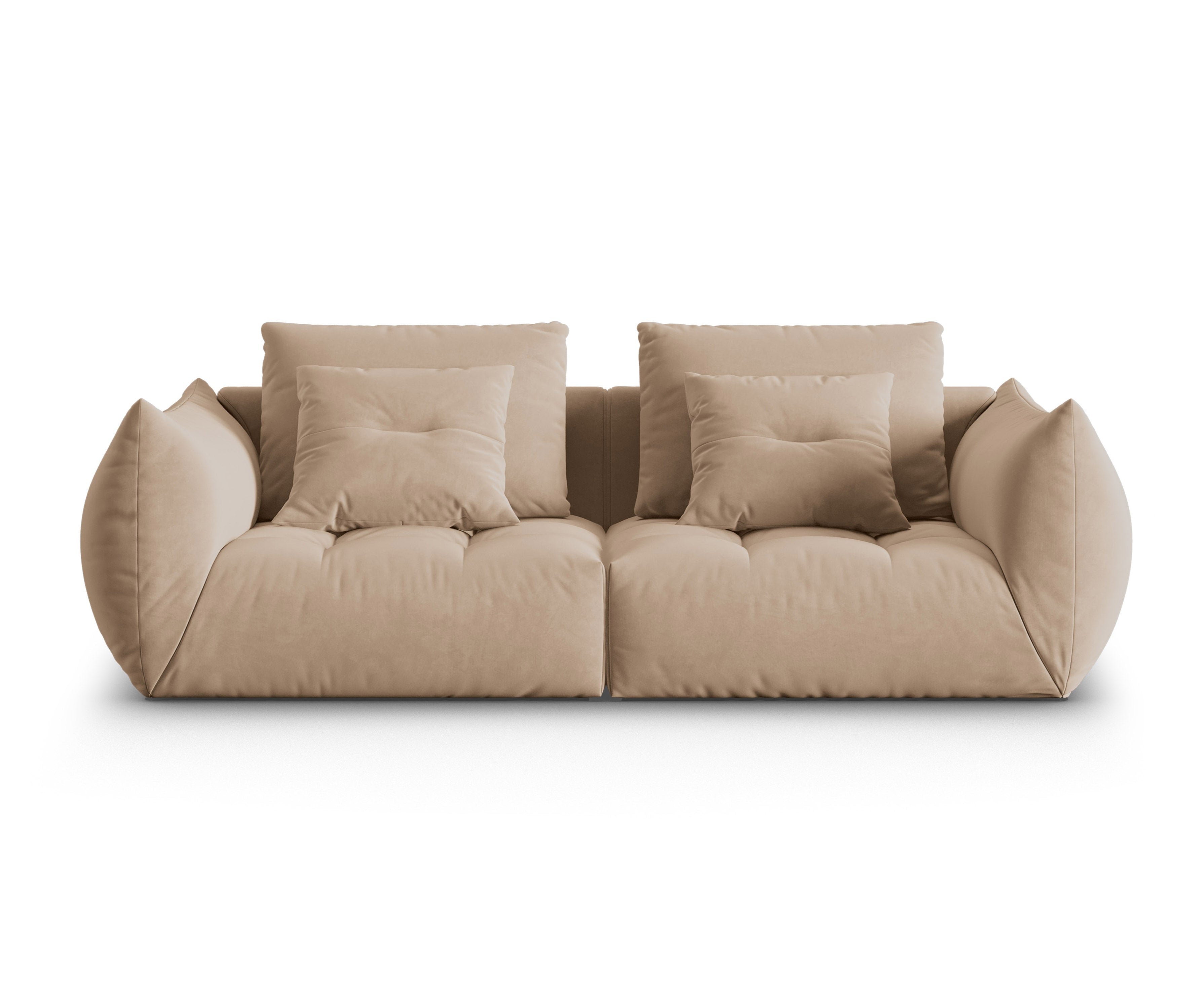 3-seater velvet sofa