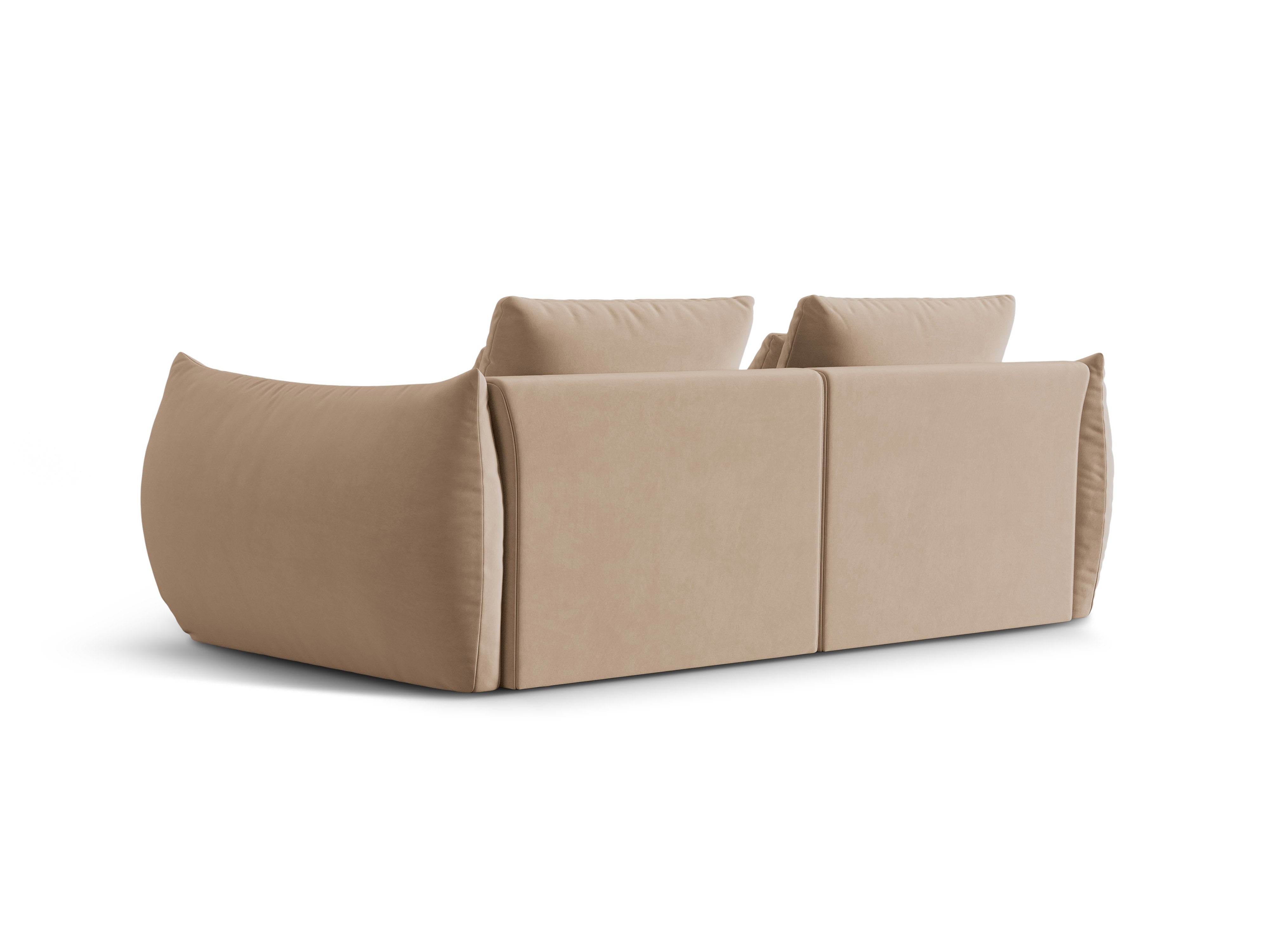 3-seater velvet sofa