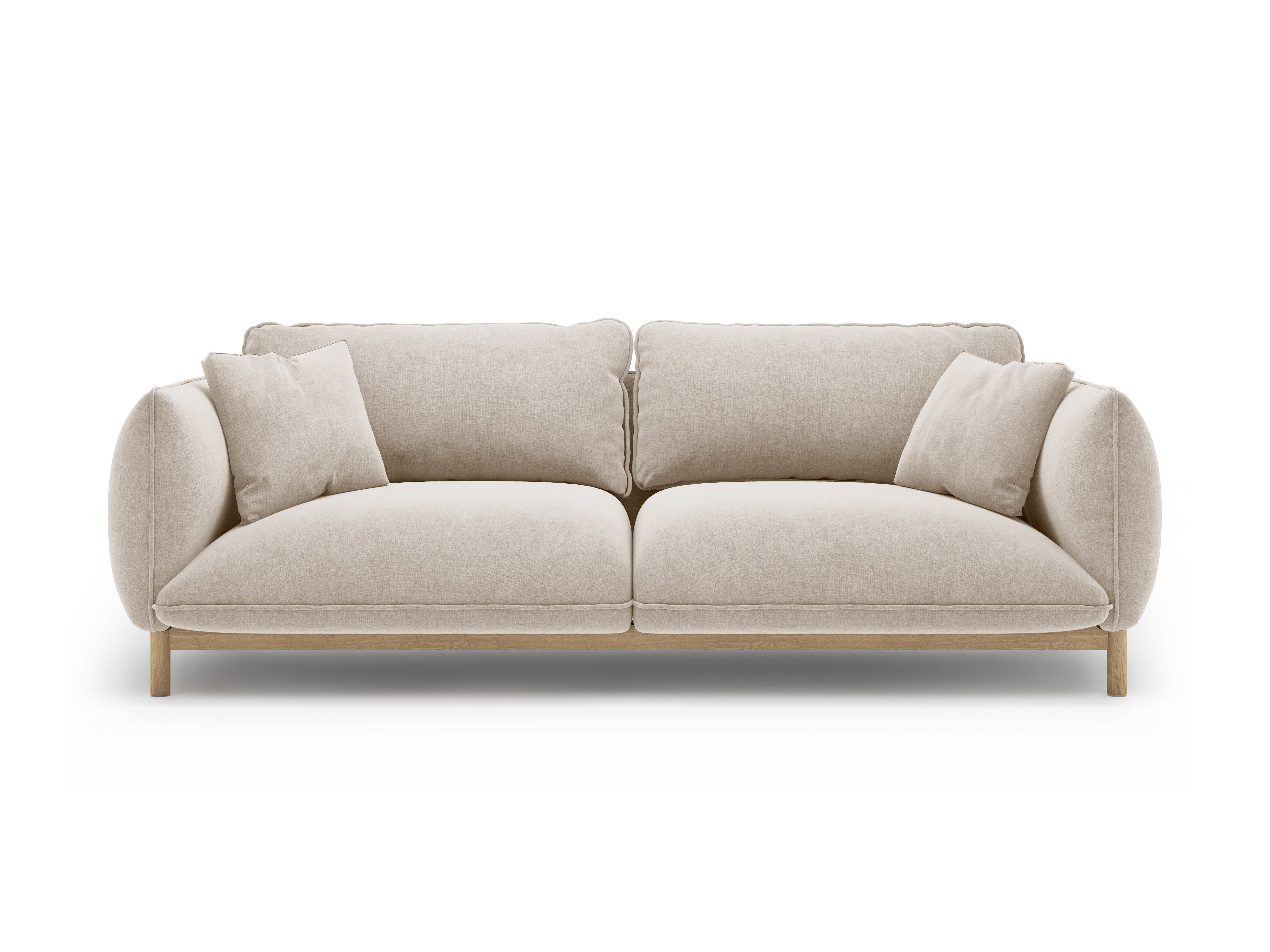 3-seater Sofa ADA light beige chenille