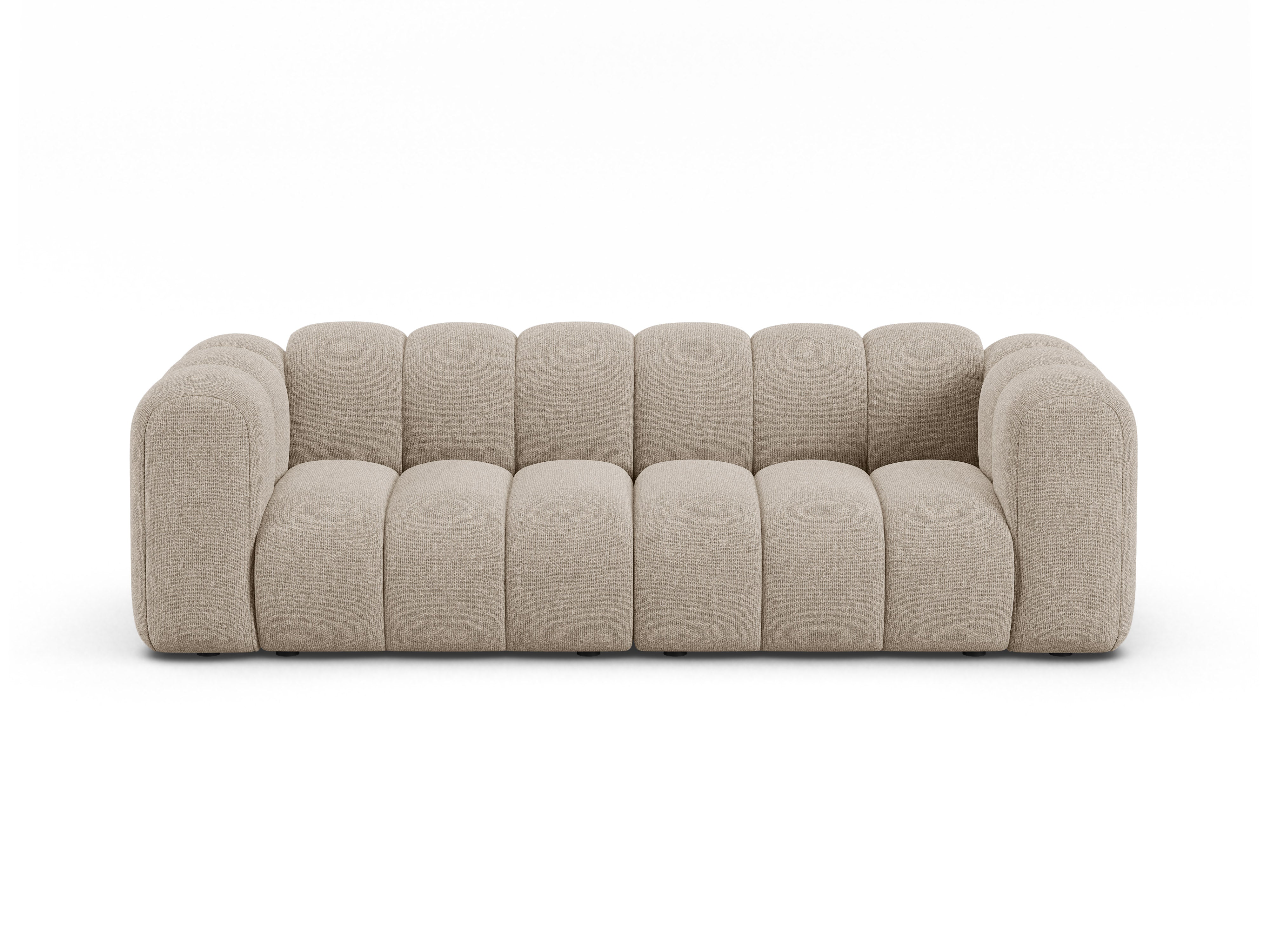 3-seater Sofa LUPINE beige chenille