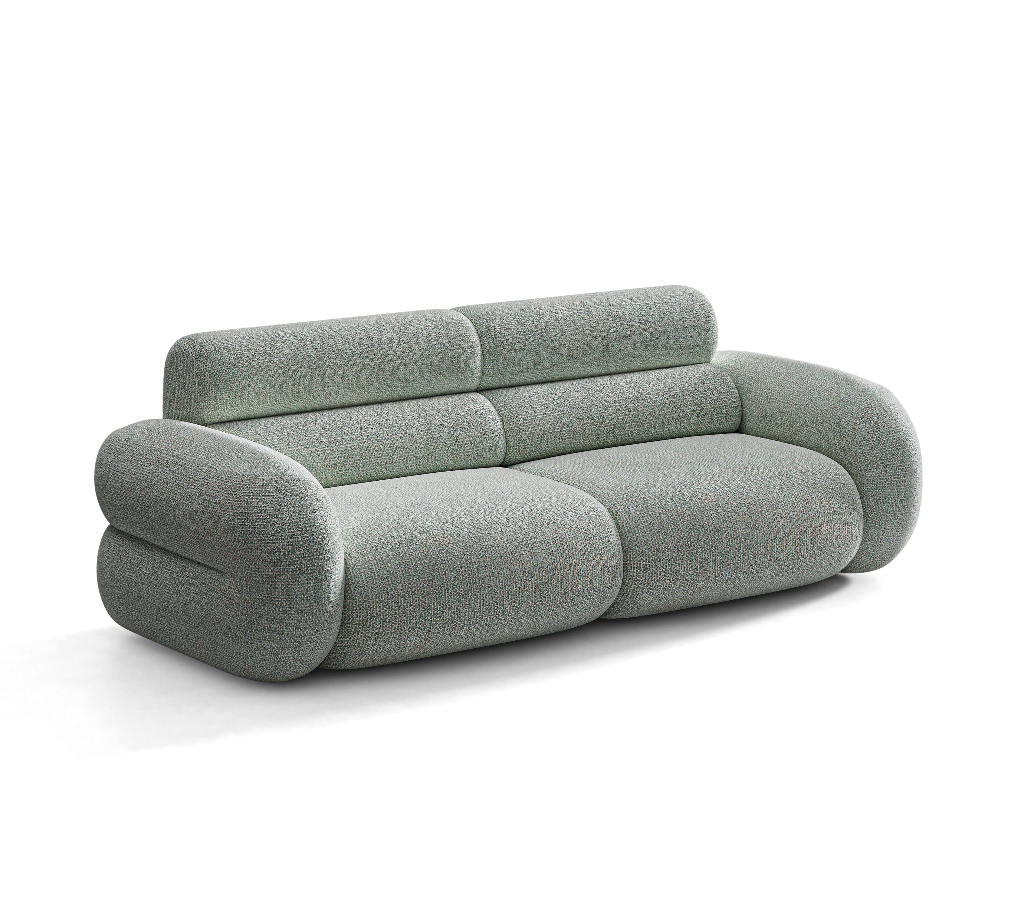 Sofa pro 3 osoby NEO v modrém melíru