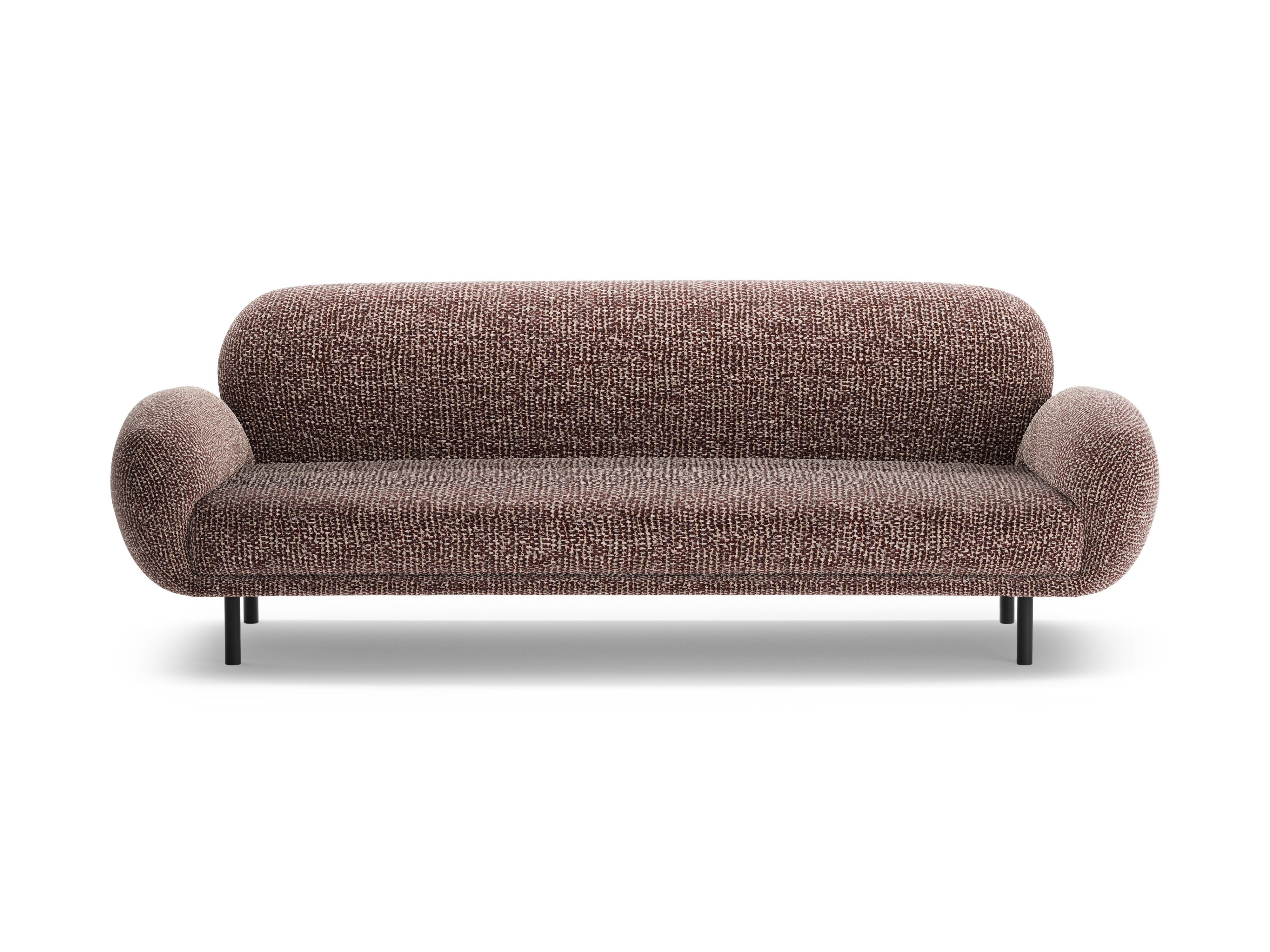 3-seater Sofa POPPY brown chenille