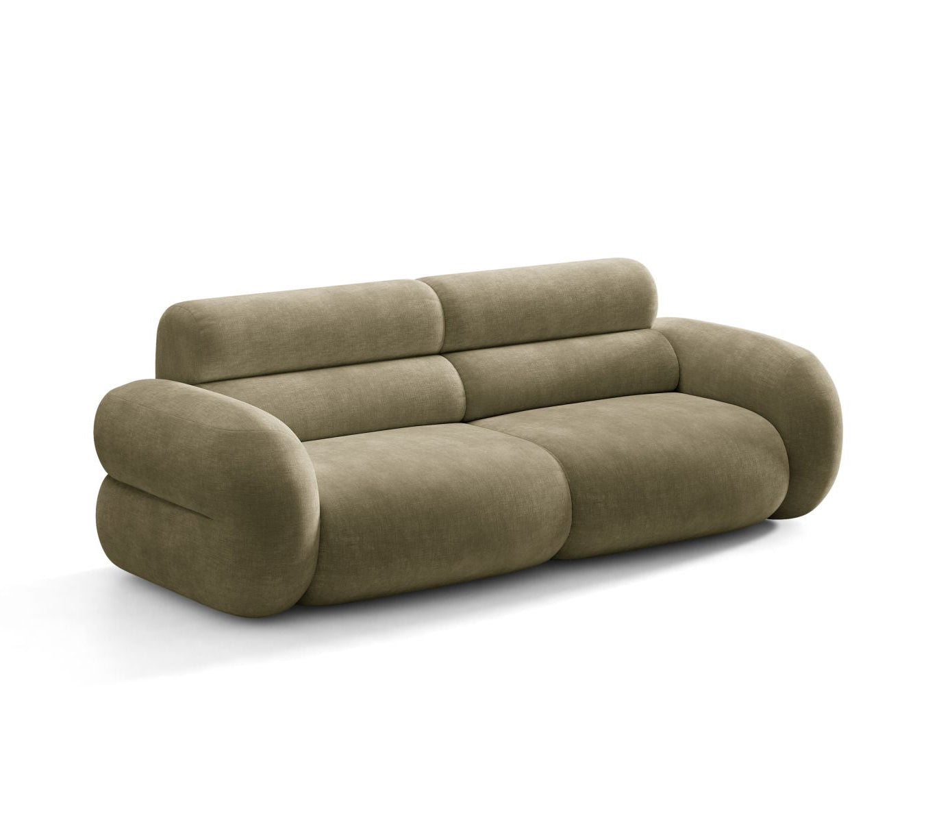 Sofa pro 3 osoby NEO v olivovém šenilu