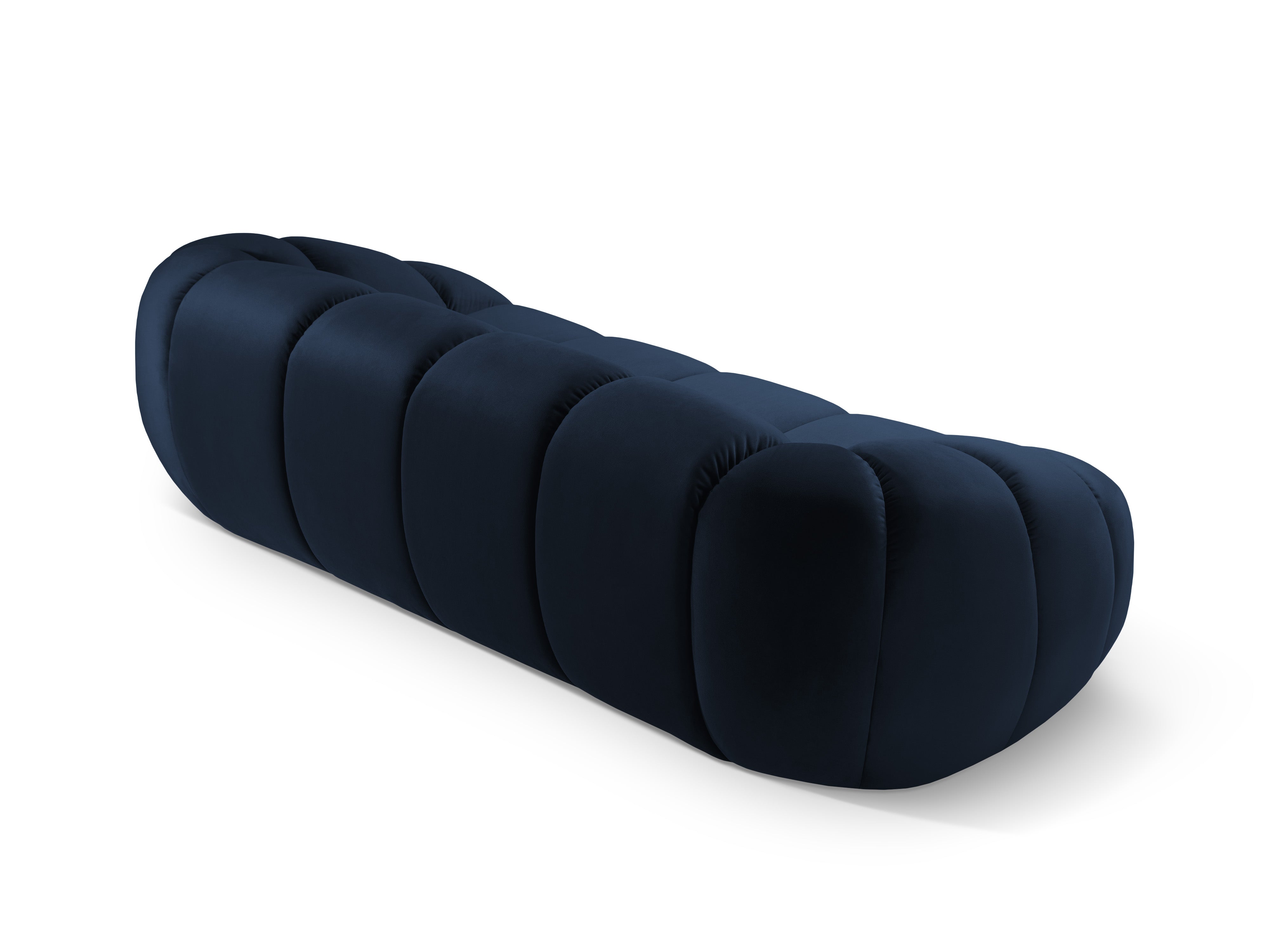 Sofa sametová 3-osobová DIANA královská modrá