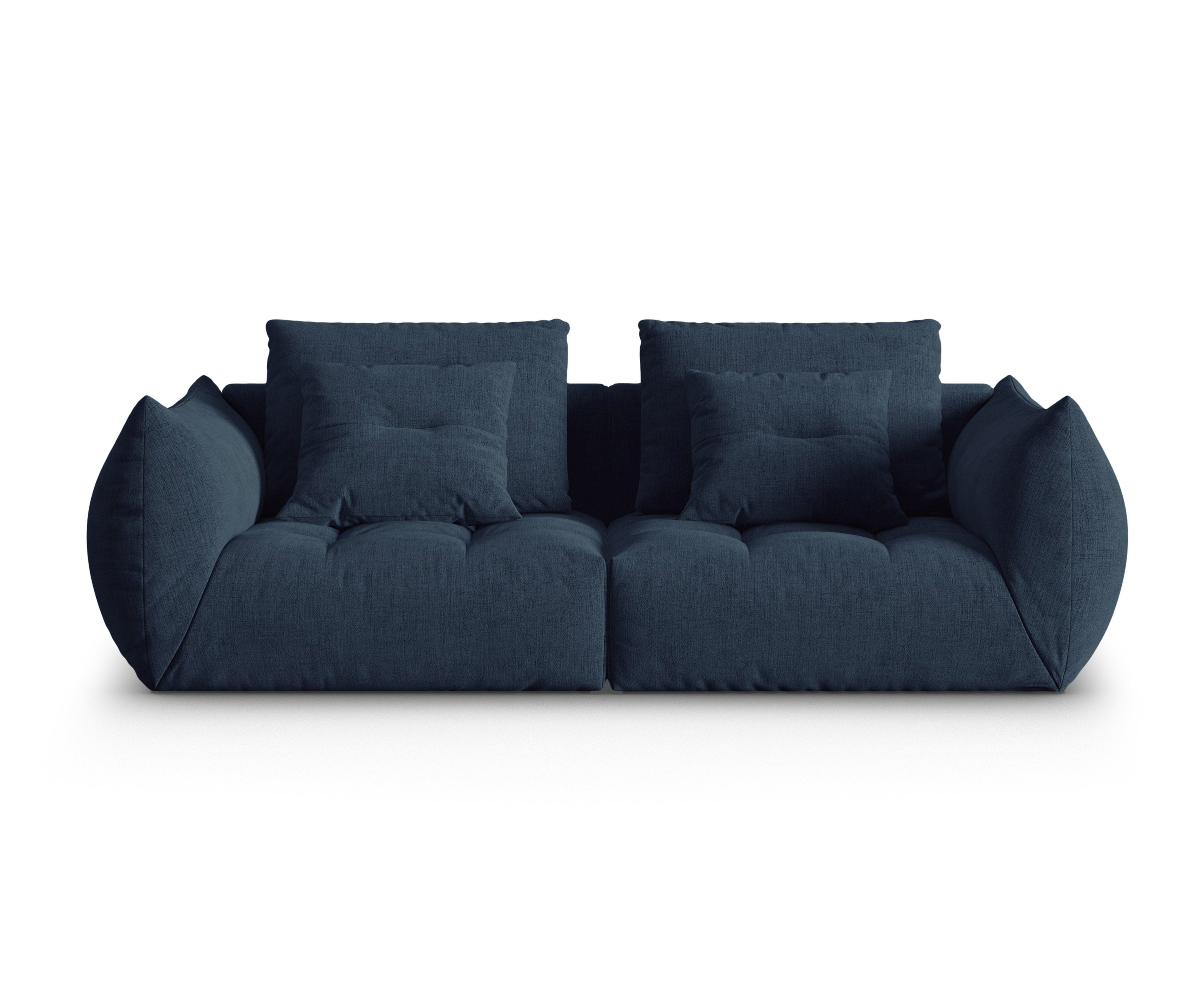 Pohovka 3-osobová BLOOM tmavě modrá