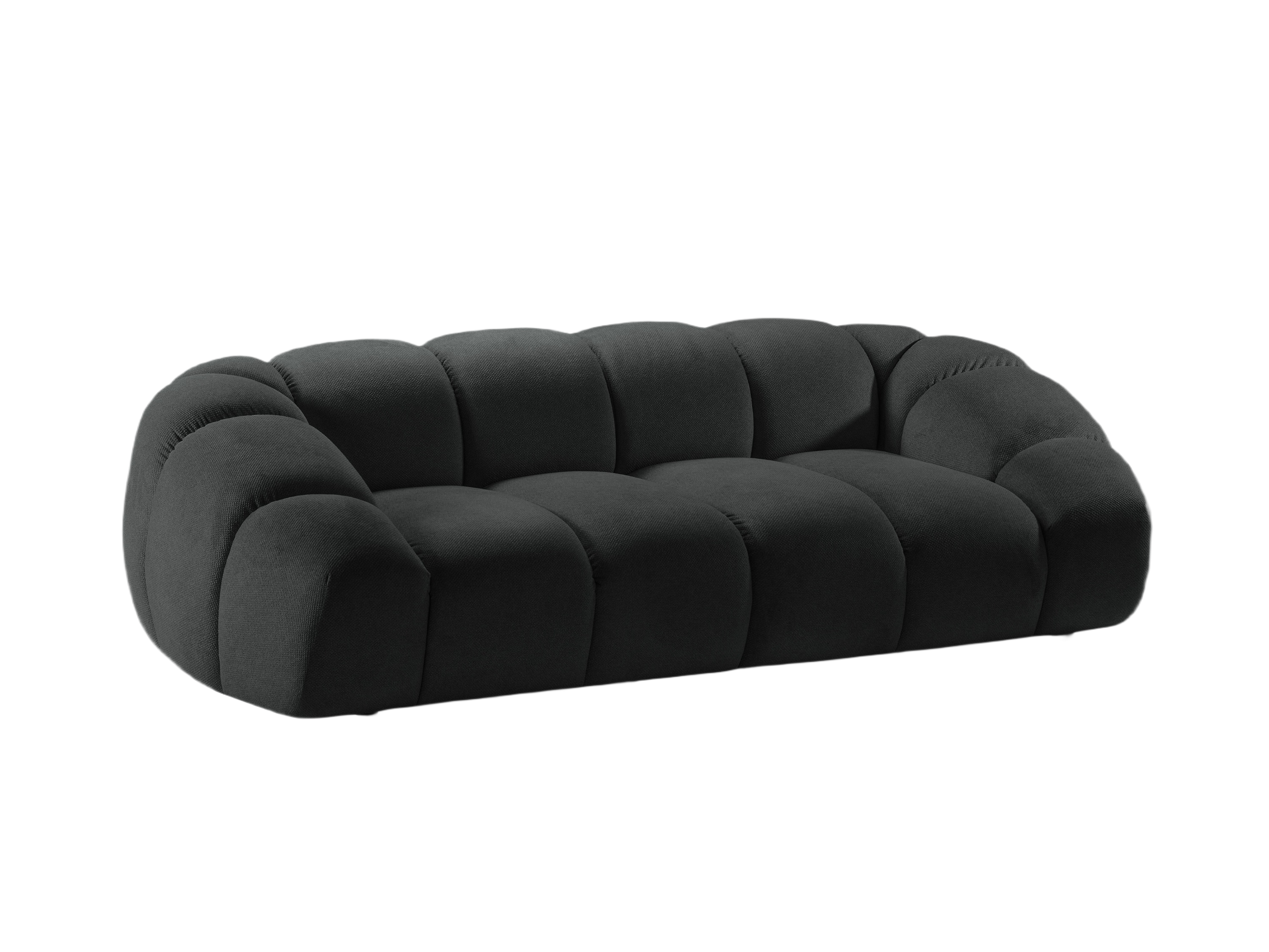 2.5-seater Sofa DIANA anthracite chenille