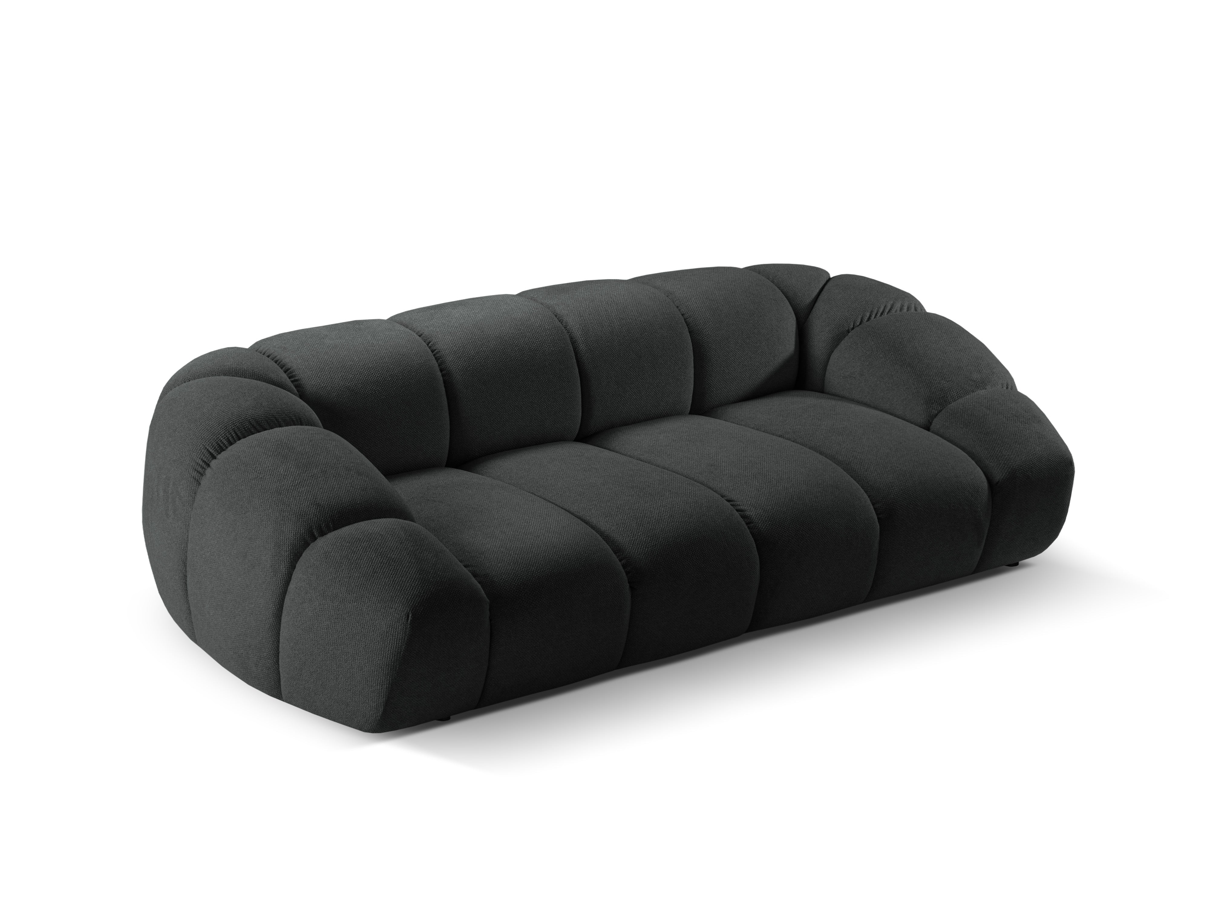 2.5-seater Sofa DIANA anthracite chenille