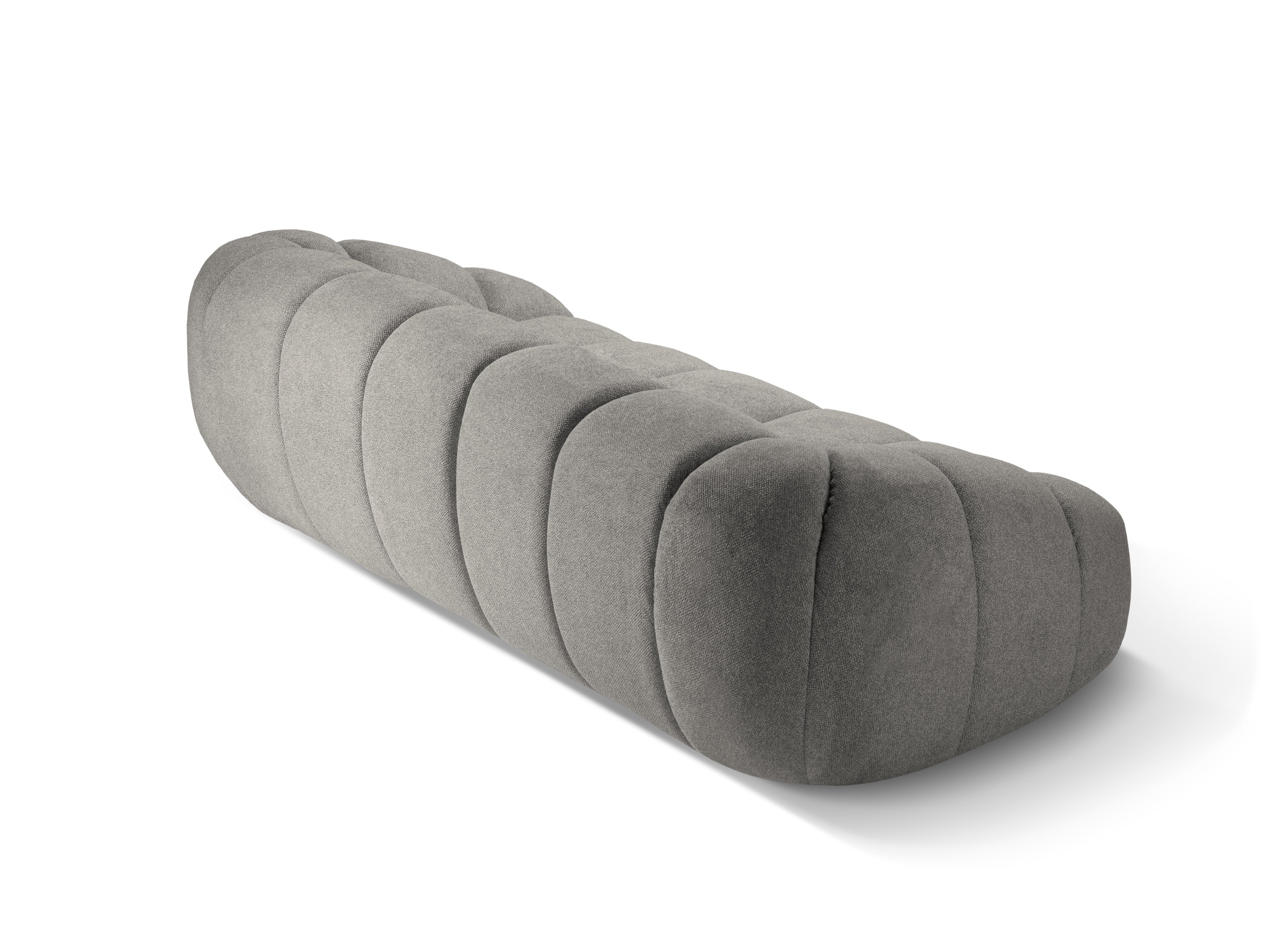 4-seater Sofa DIANA light gray chenille