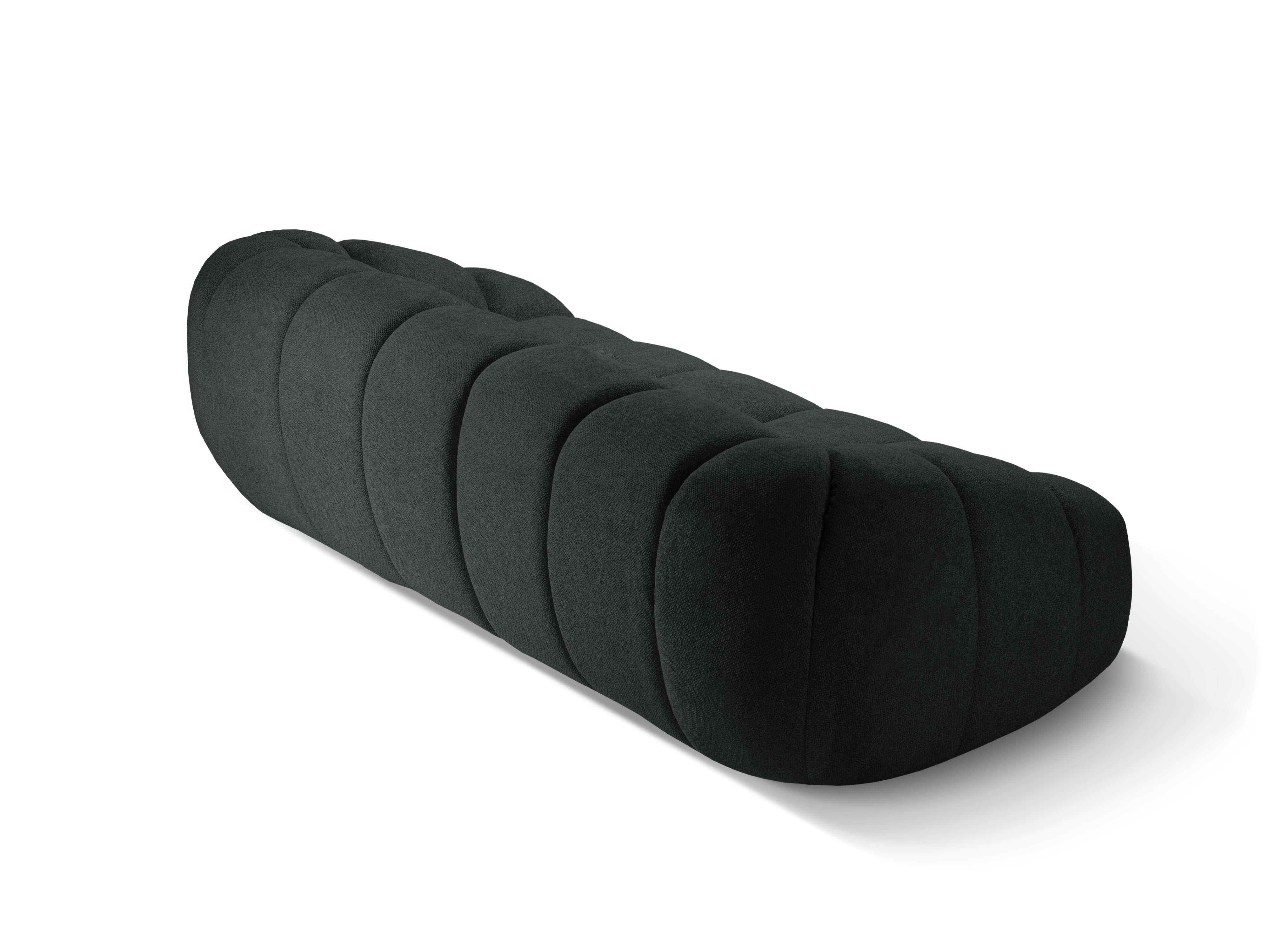 4-seater Sofa DIANA anthracite chenille