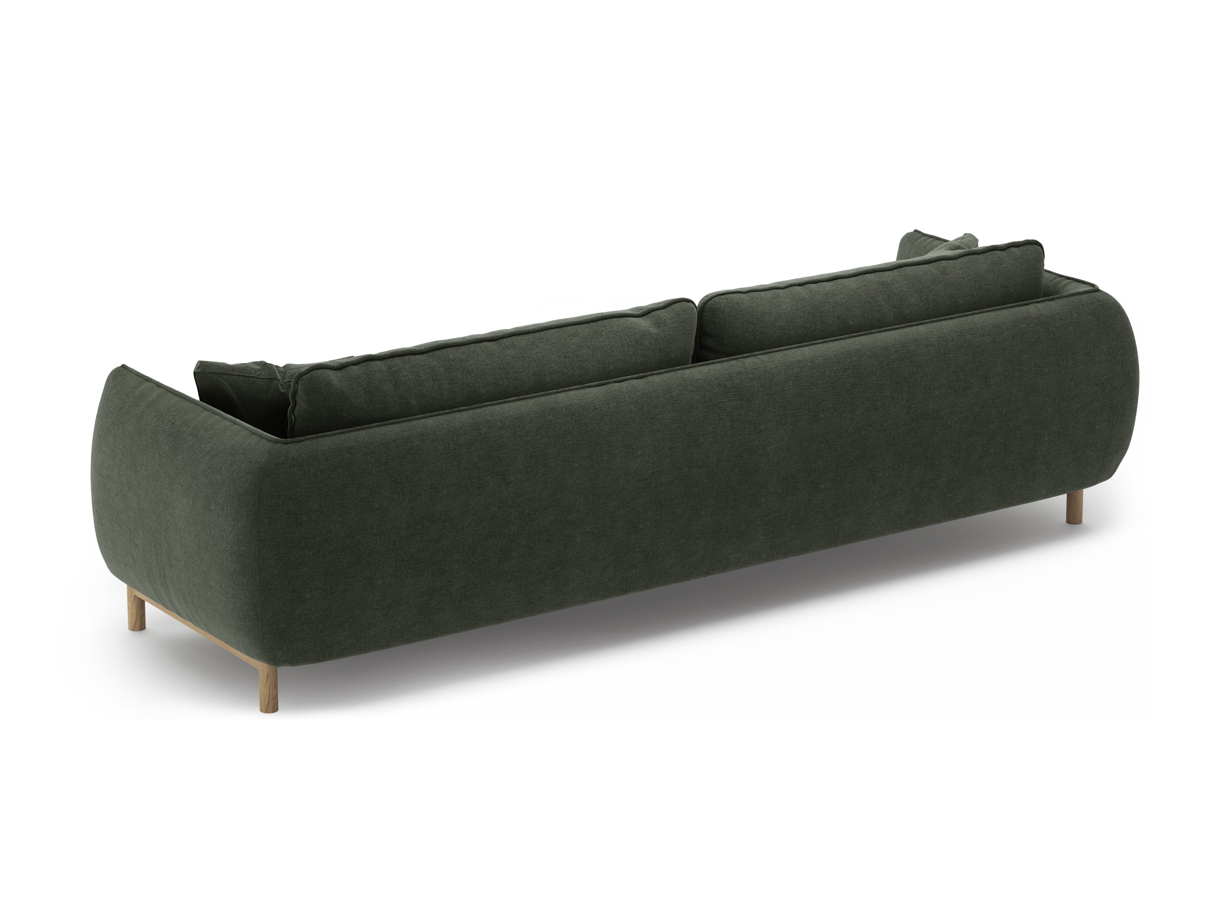 4-seater ADA sofa green chenille