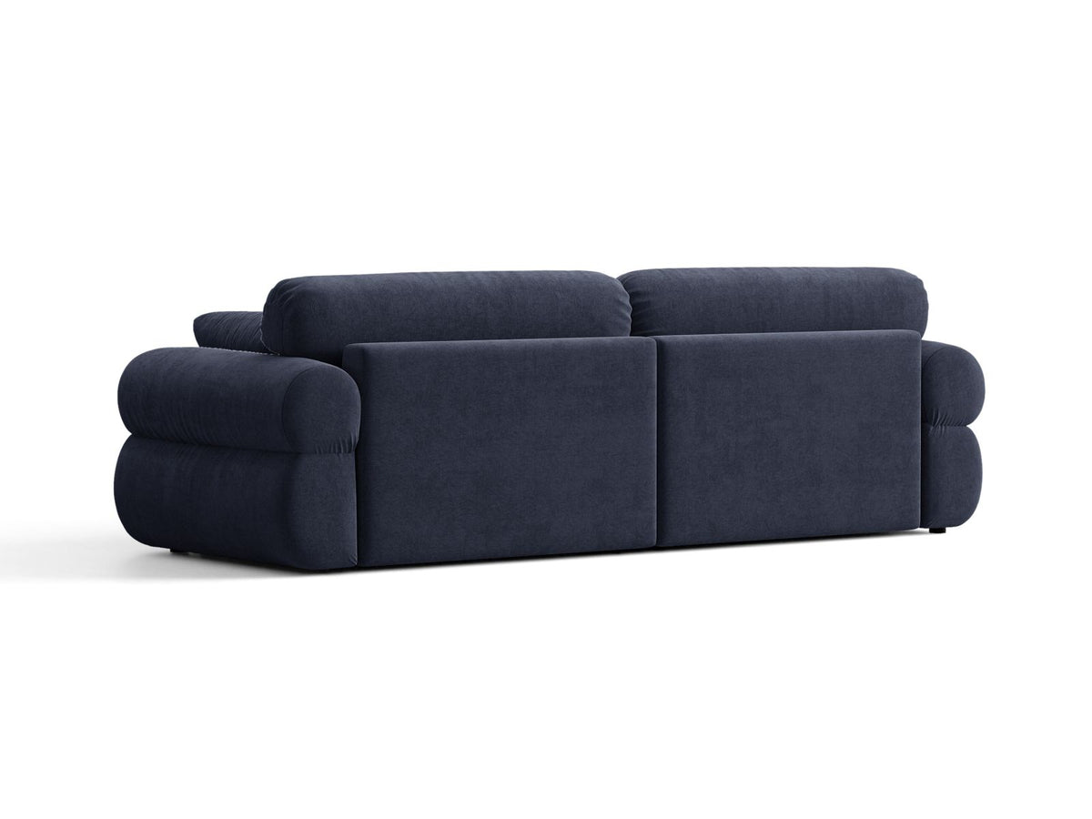 Sofa 4-osobowa OPHELIA granatowy – detal tkaniny