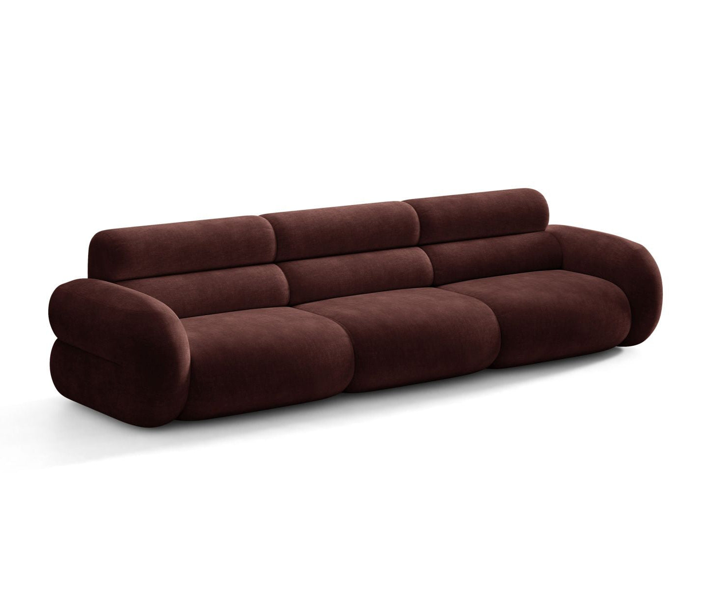 Sofa pro 4 osoby NEO v třešňovém šenilu