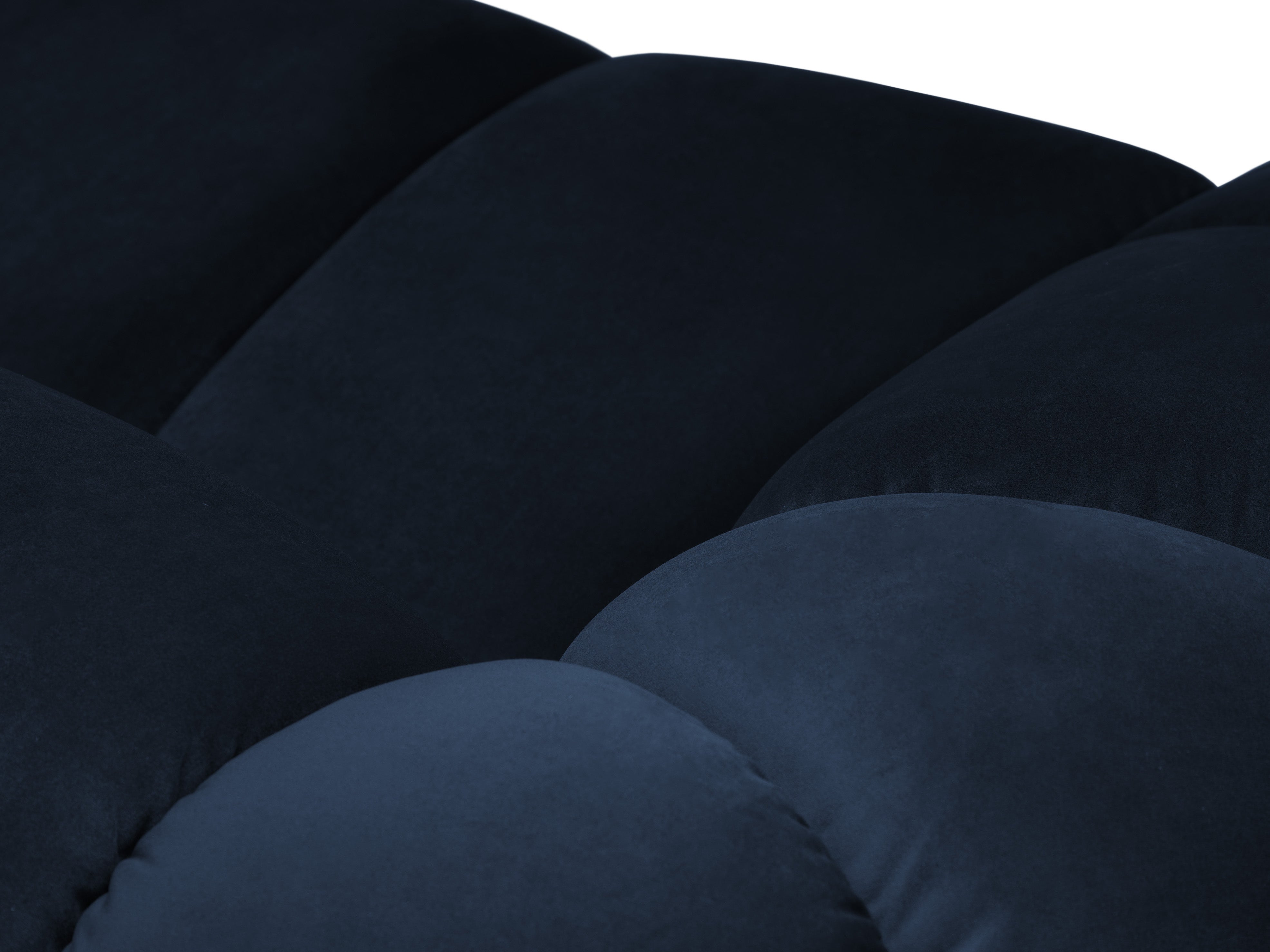 Velvet sofa for 4 people DIANA royal blue