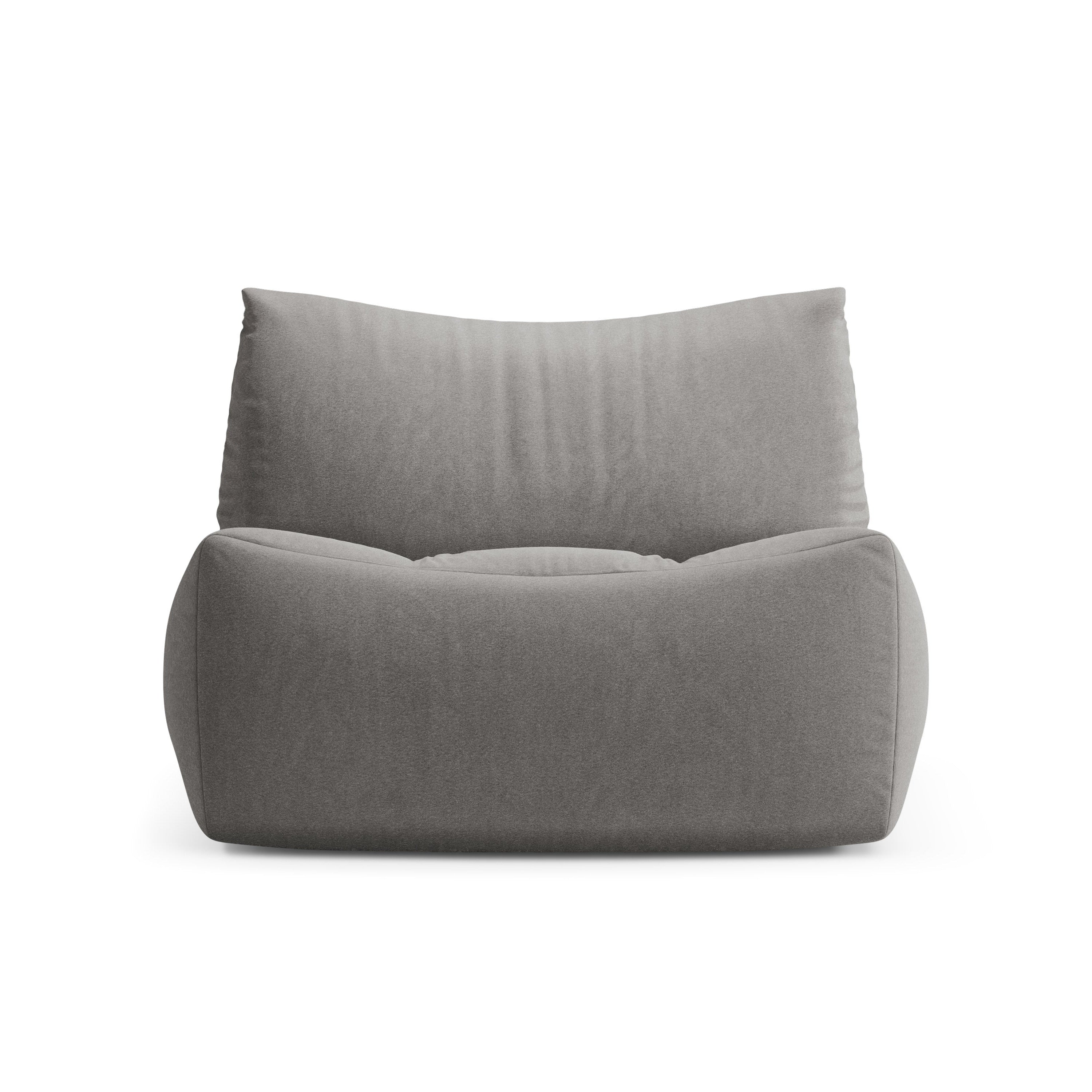 Velvet Armchair TOVE Gray