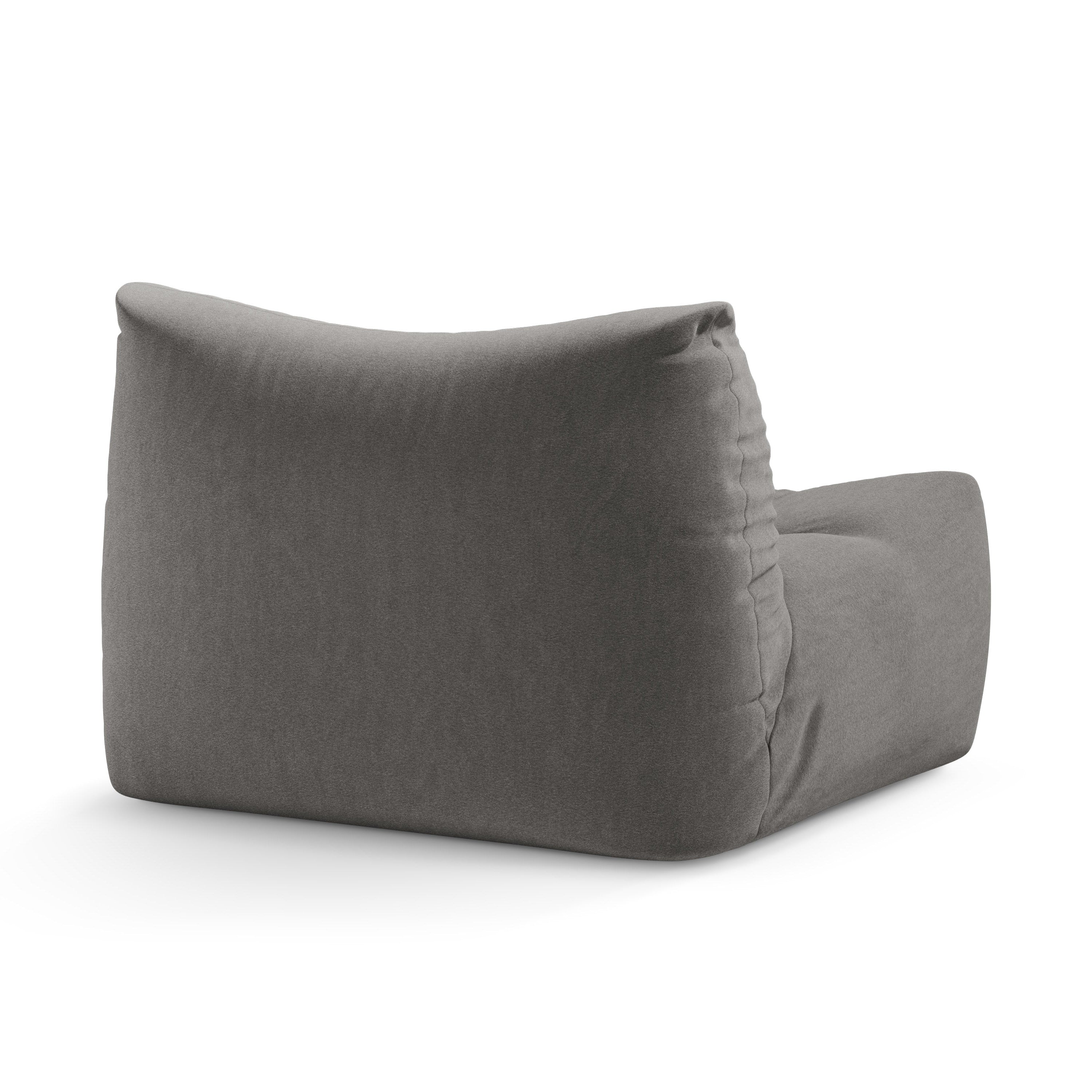 Velvet Armchair TOVE Gray