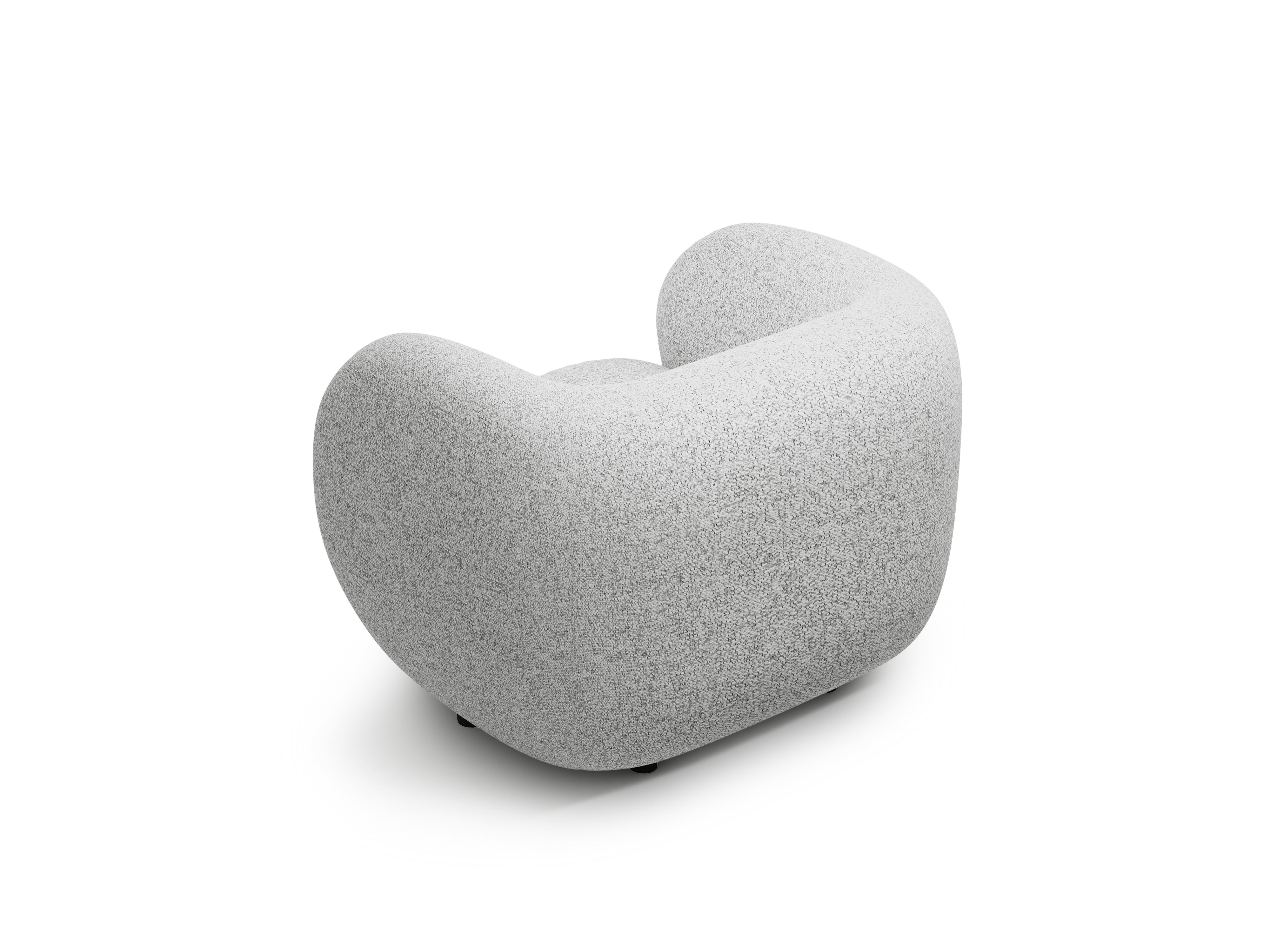 Fotel KATE jasnoszary melanż