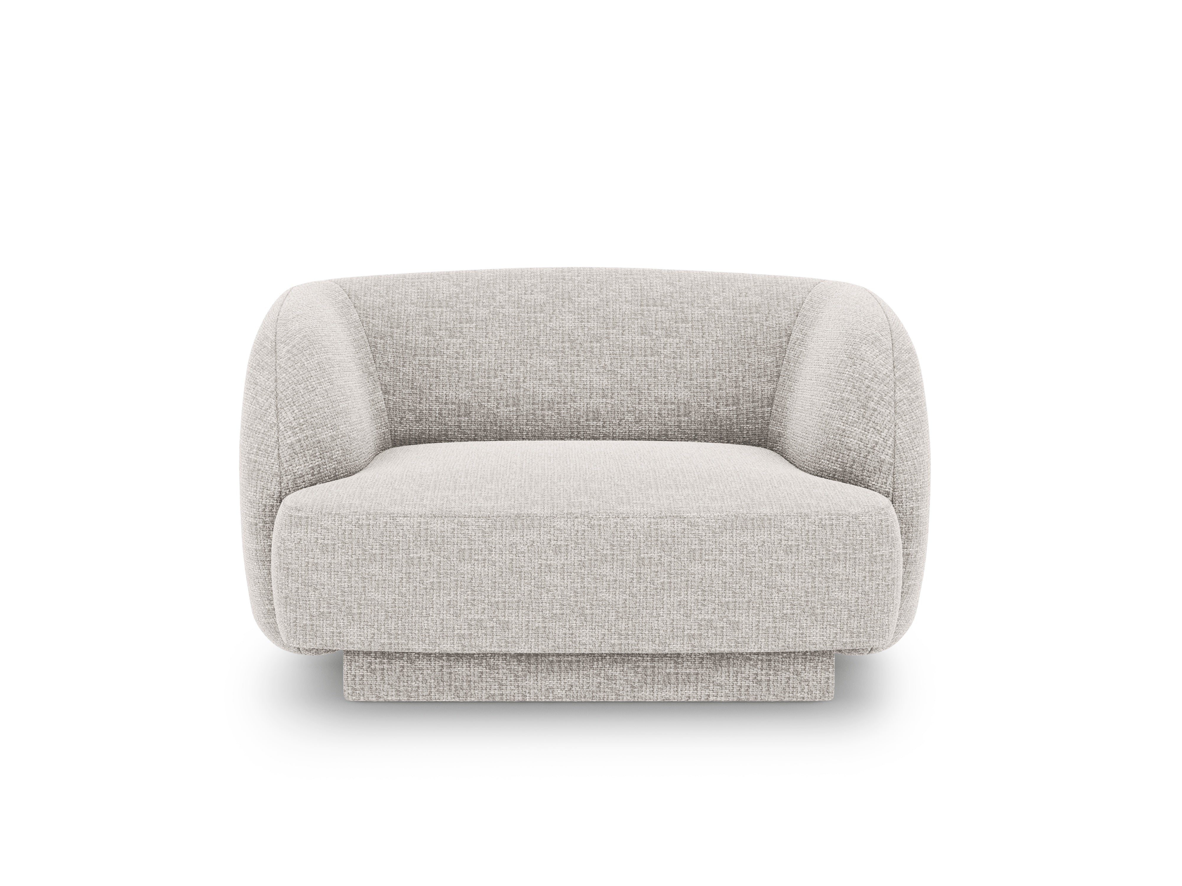 MILEY Armchair Gray Chenille