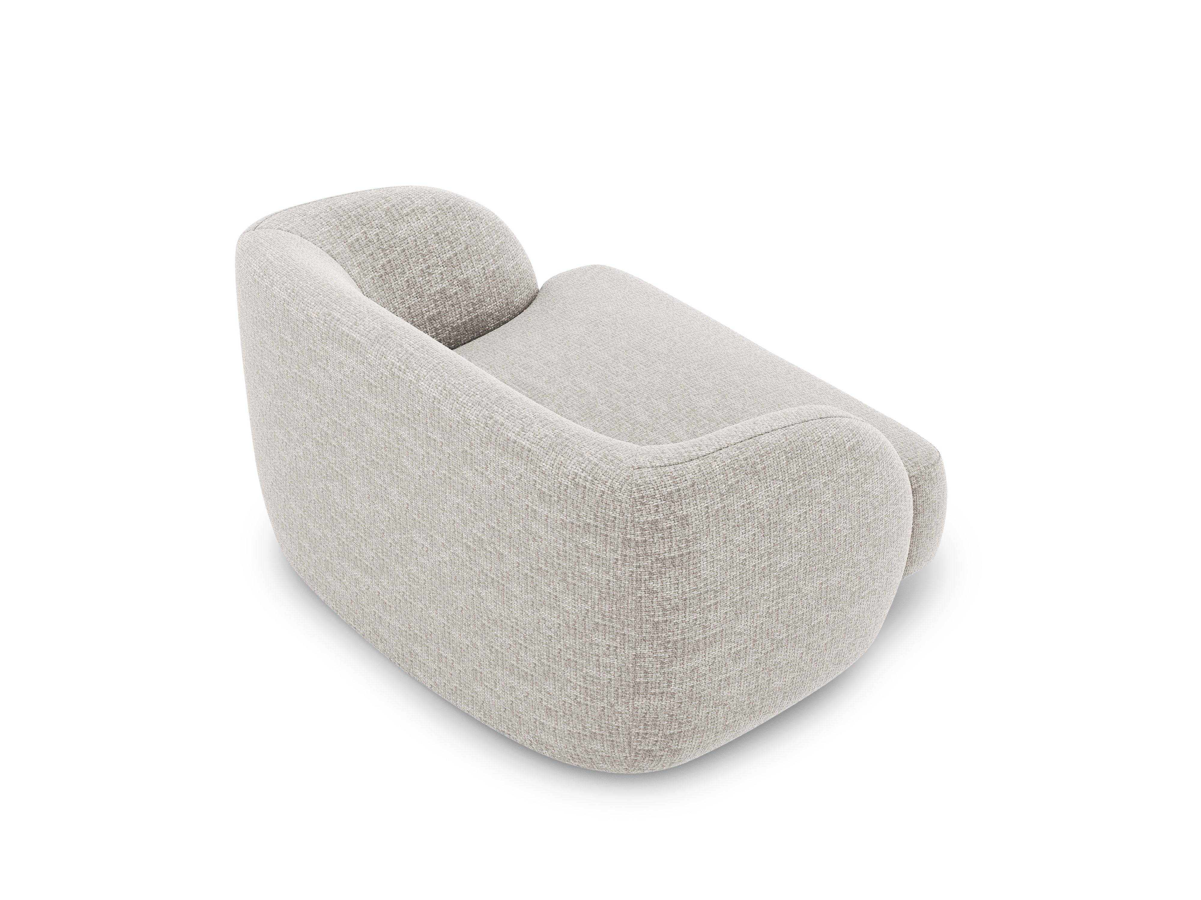 MILEY Armchair Gray Chenille