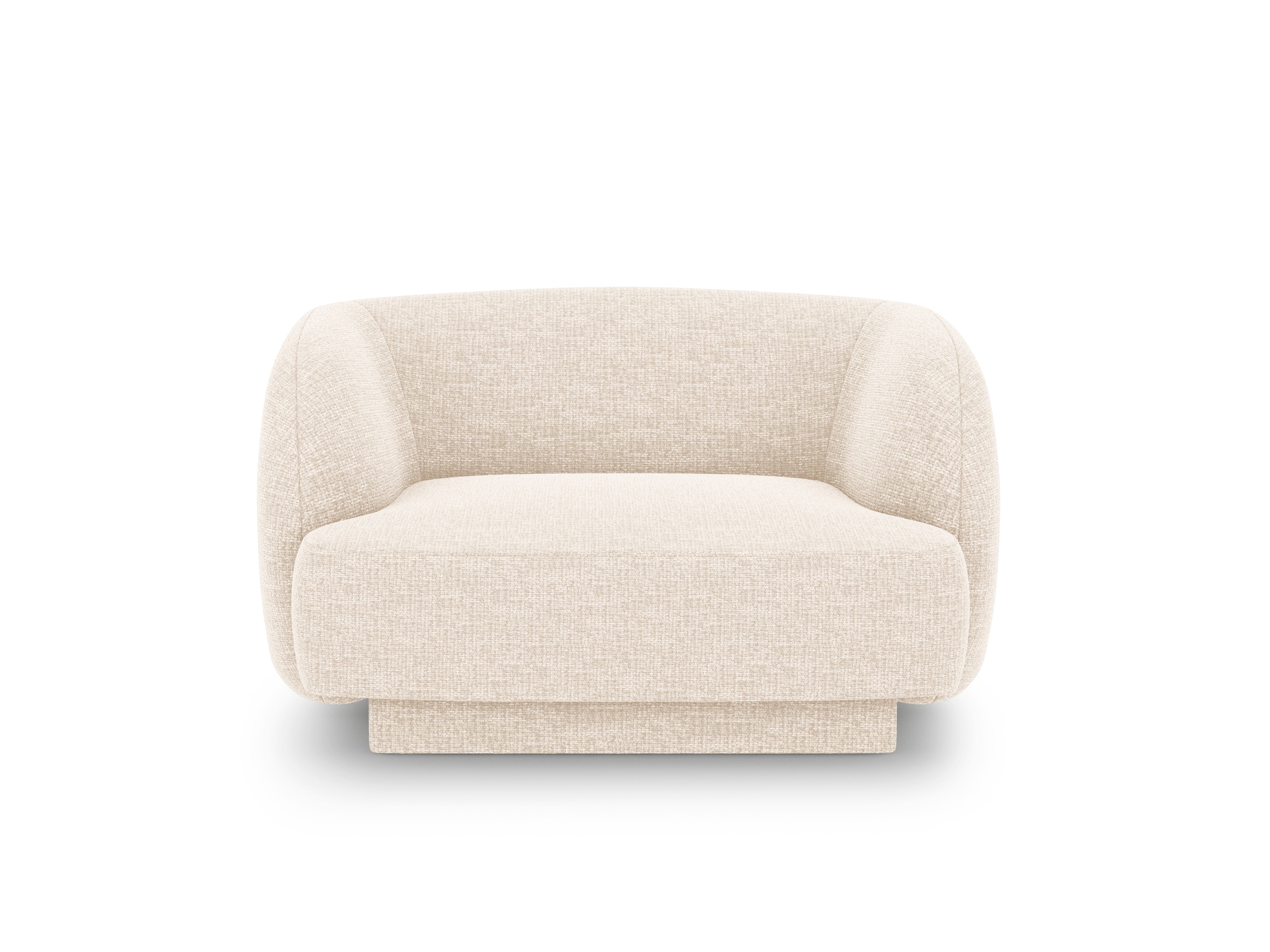 MILEY Armchair Ivory Chenille