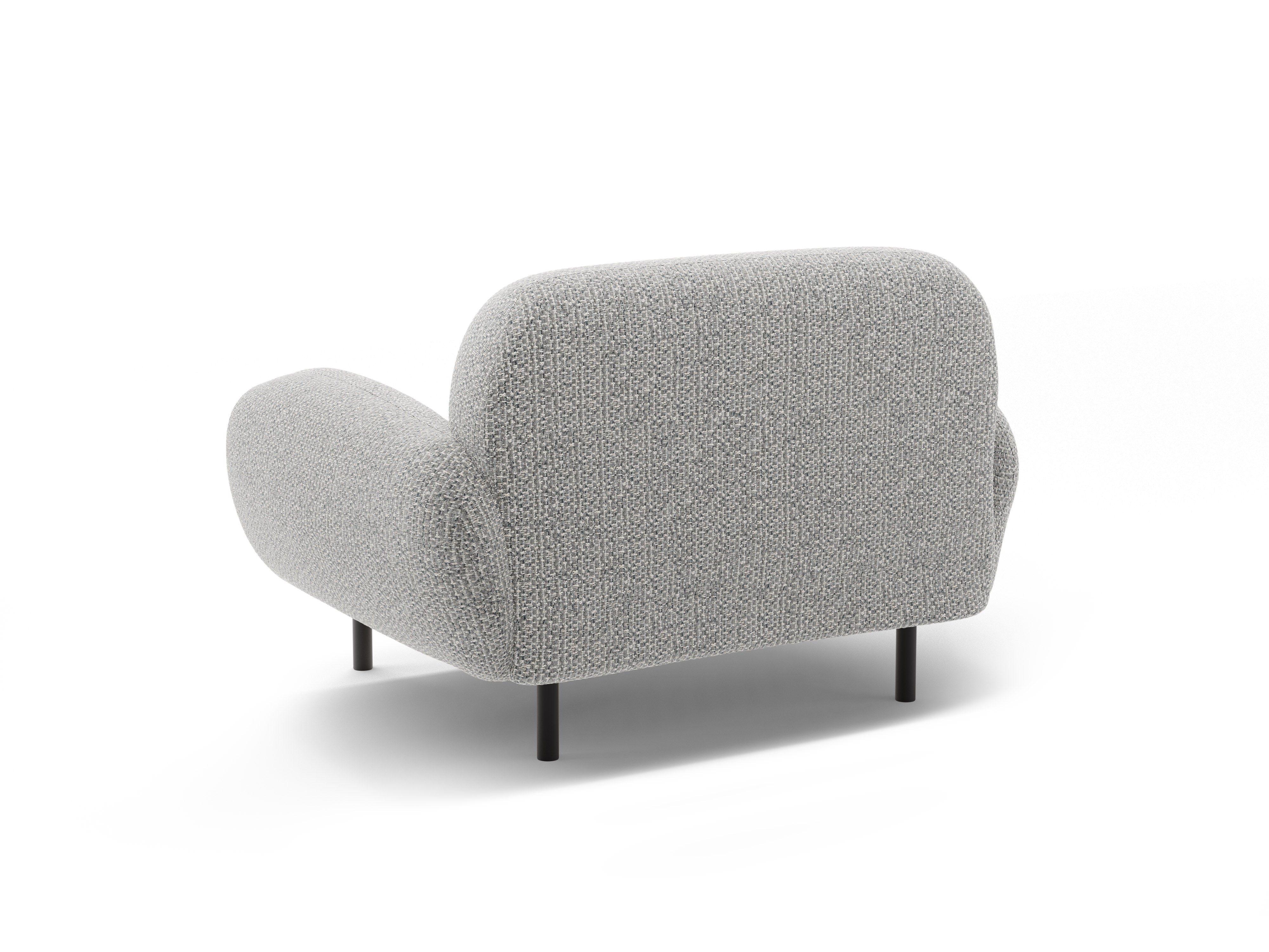POPPY Armchair Gray Chenille